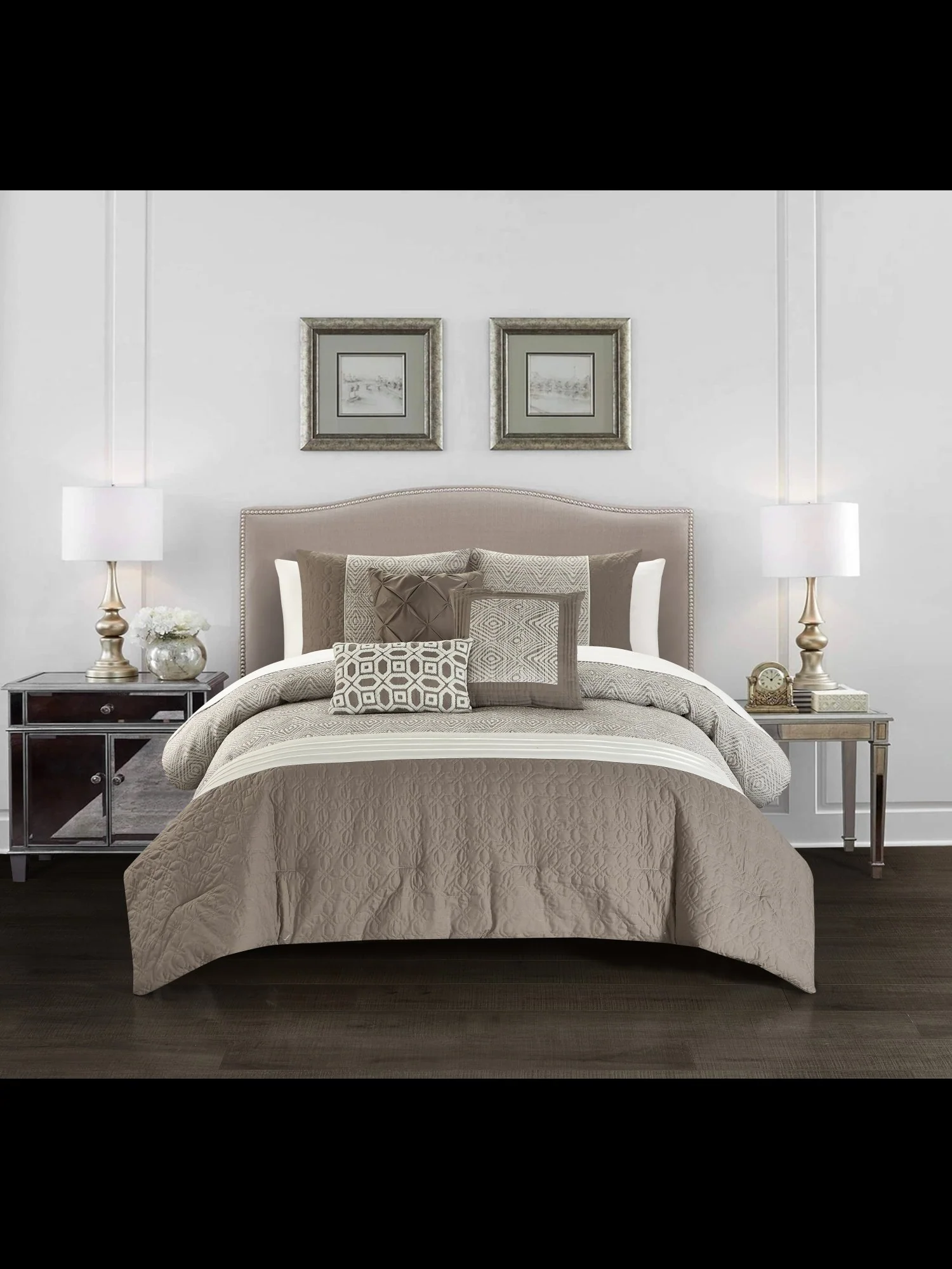 Imani King-Size 6-Piece Comforter Set - NY&C x Chic Home