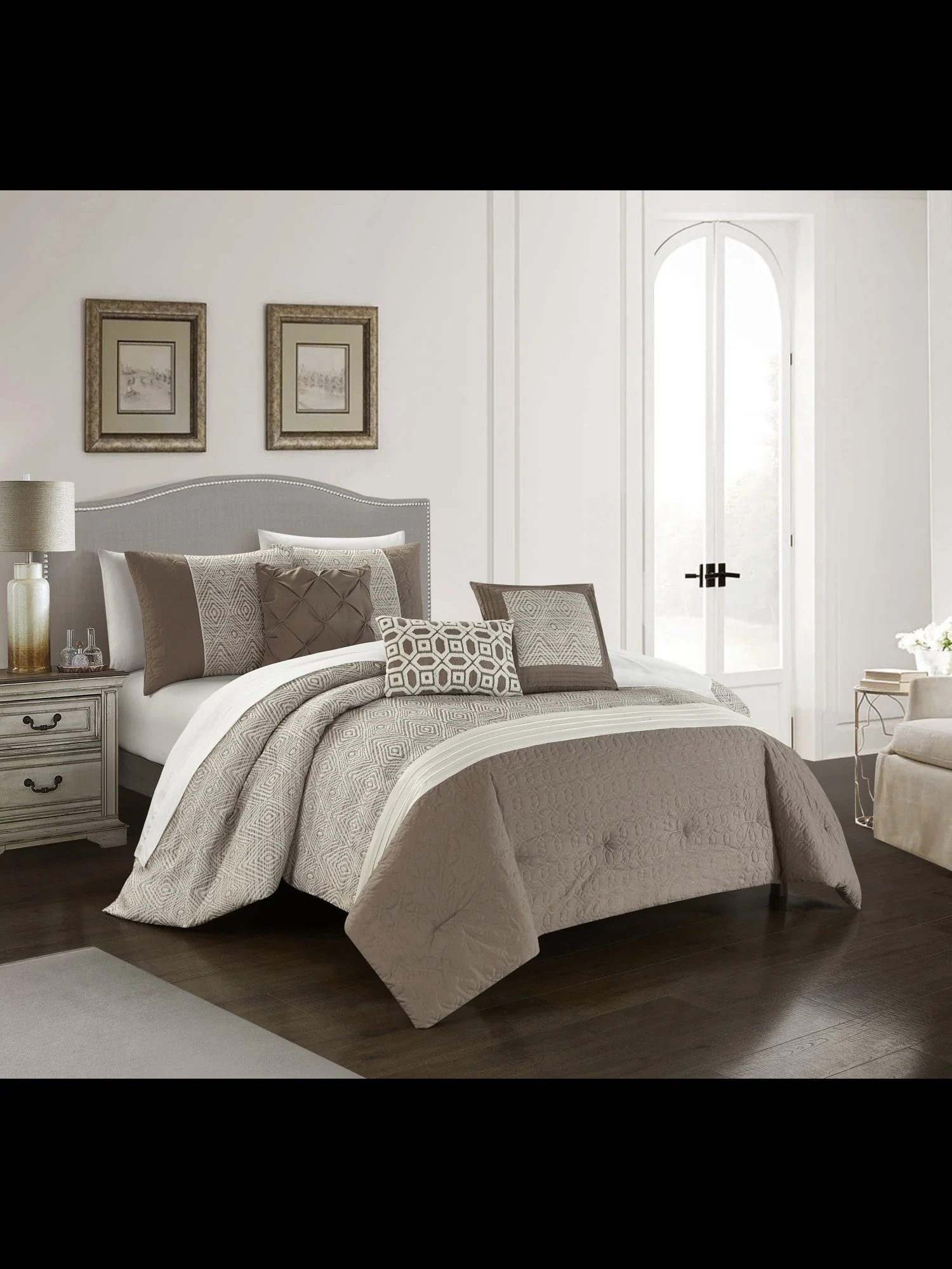 Imani King-Size 6-Piece Comforter Set - NY&C x Chic Home - Image 3