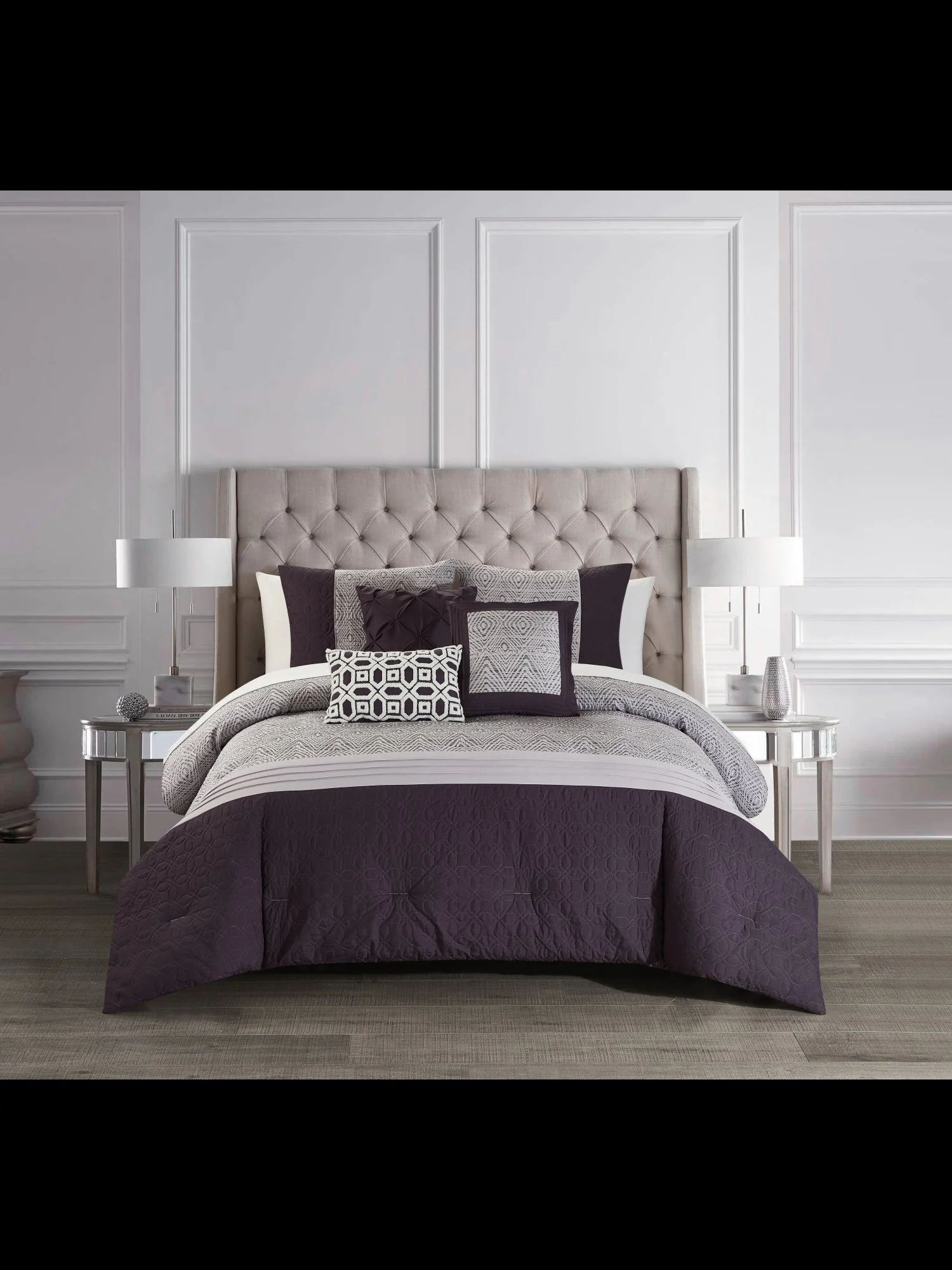 Imani King-Size 6-Piece Comforter Set - NY&C x Chic Home - Image 7