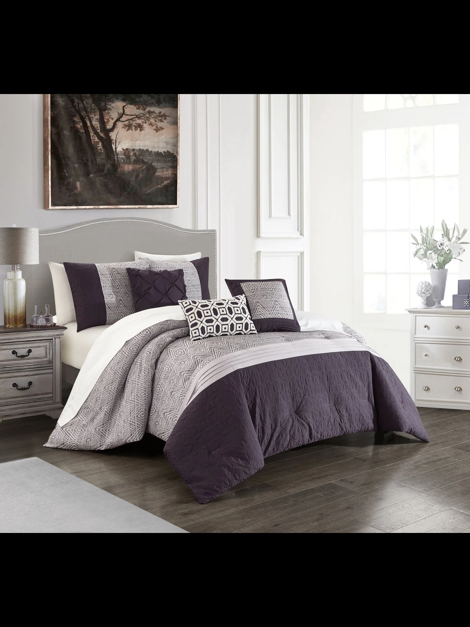 Imani Queen-Size 6-Piece Comforter Set - NY&C x Chic Home - Image 8