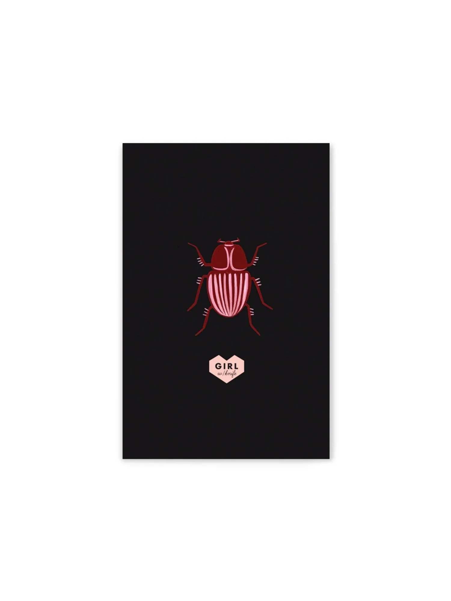 Girl With Knife Important Sh*t Mini Notebook - Brands We Love - Image 2