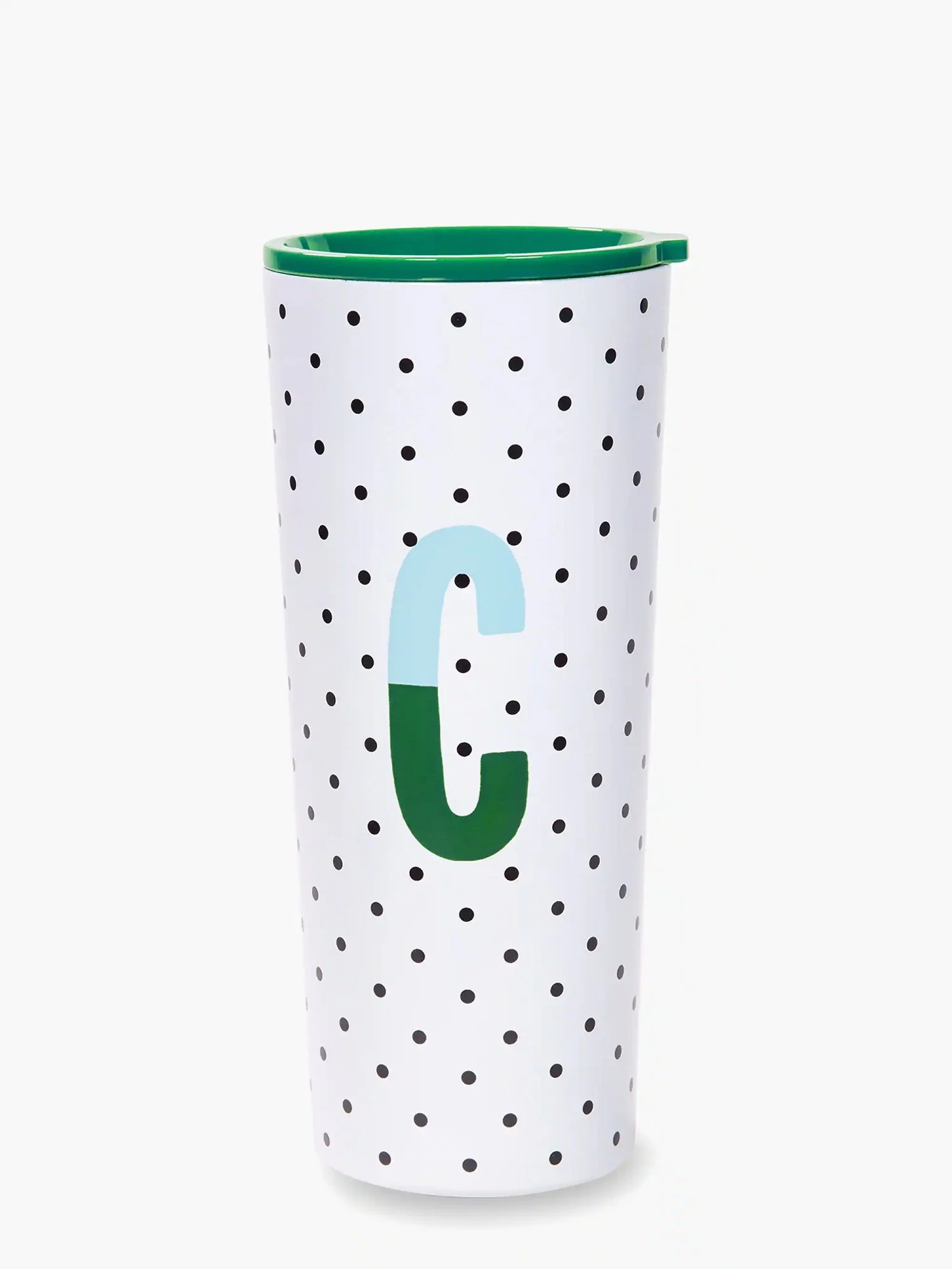 Initial Stainless Steel Tumbler C , Sparks of Joy - Kate Spade New York - Image 2