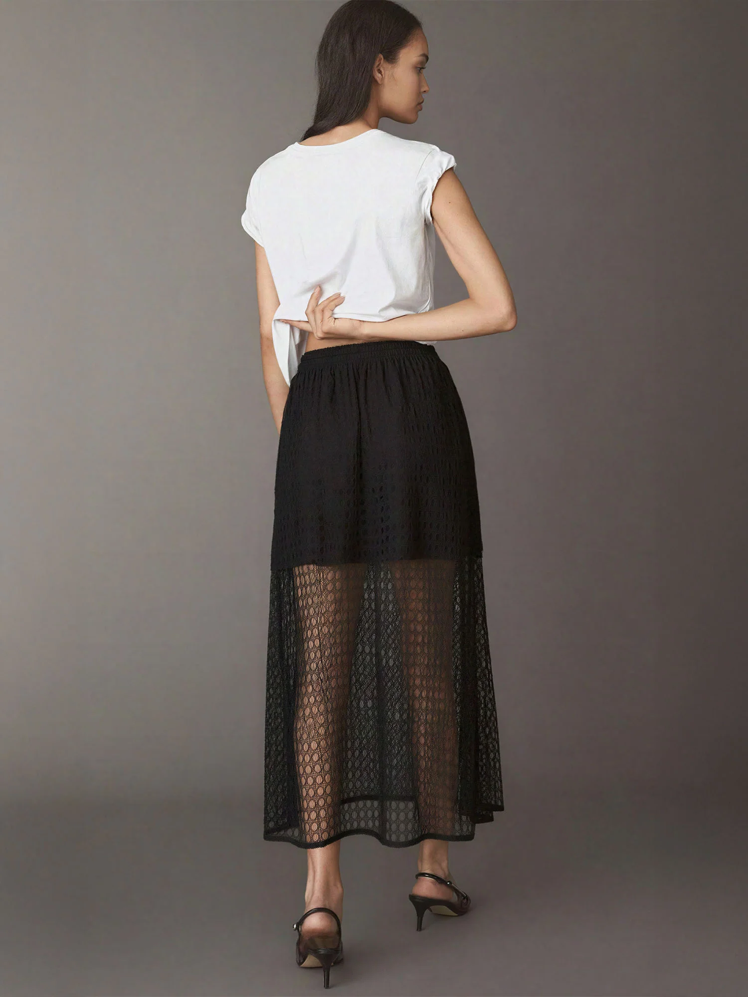 Jazz Overlay Geo Maxi Skirt - Image 4