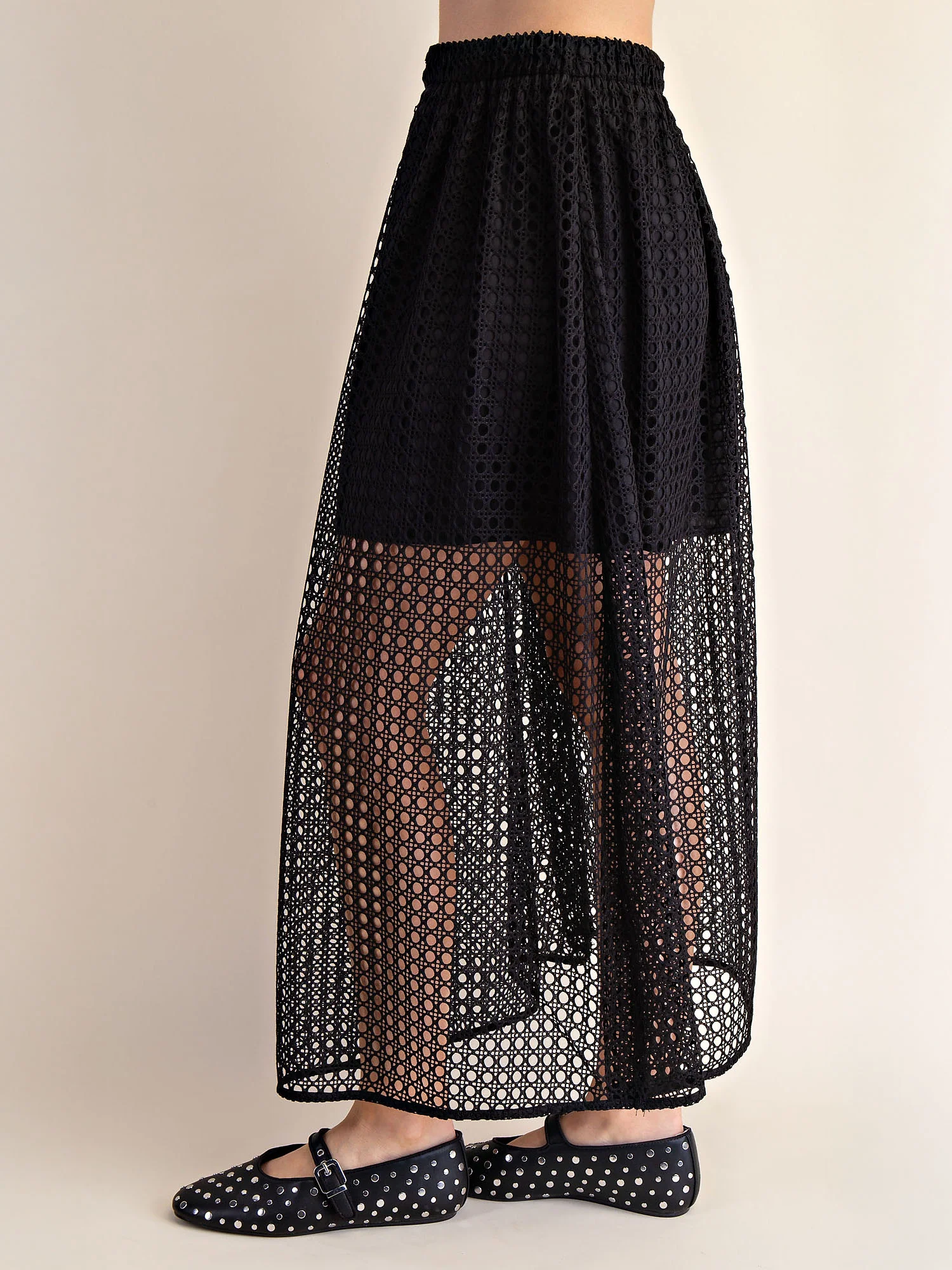 Jazz Overlay Geo Maxi Skirt - Image 6