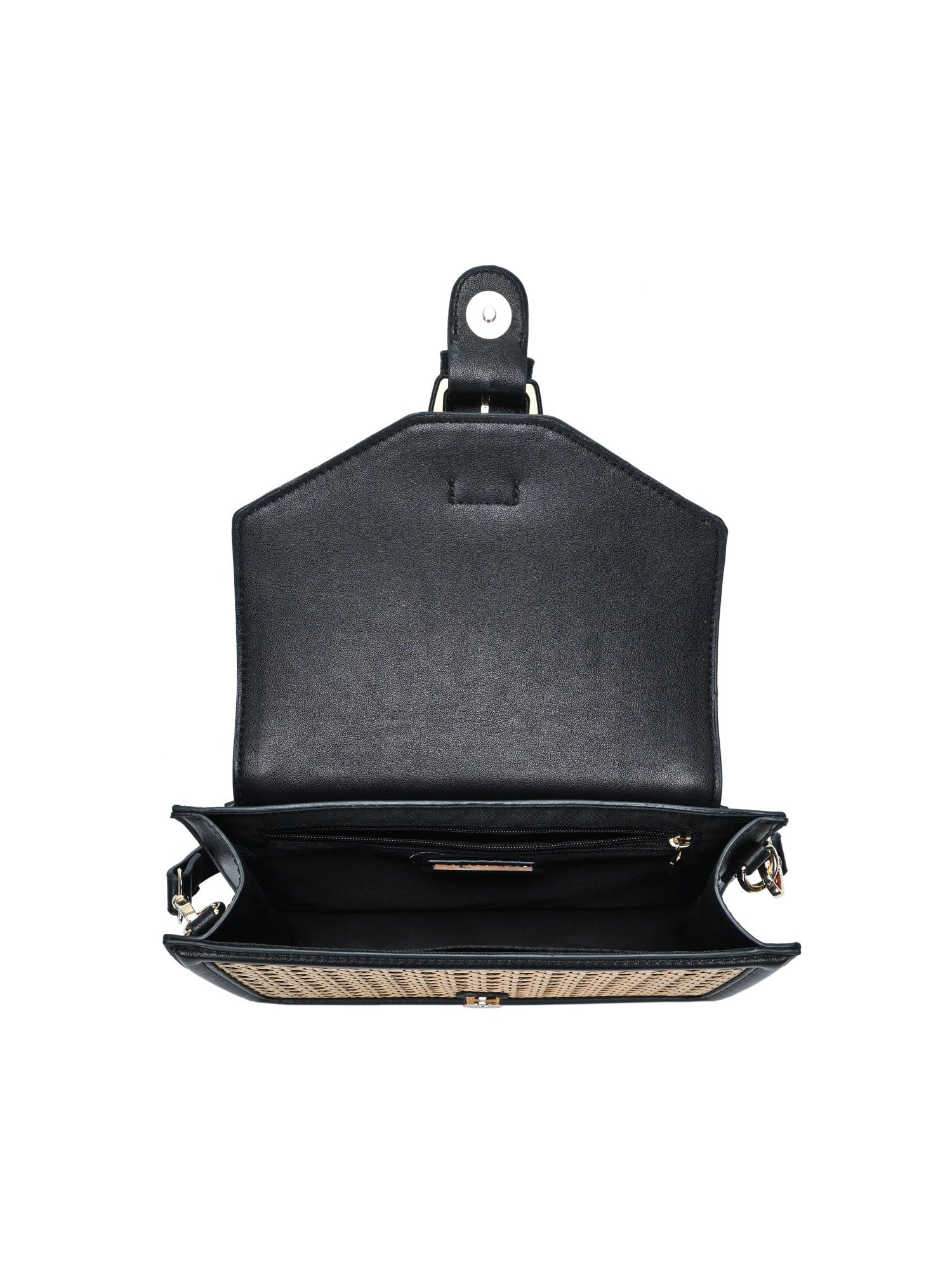 Jolene Vegan Leather Cane Weave Crossbody - Image 4