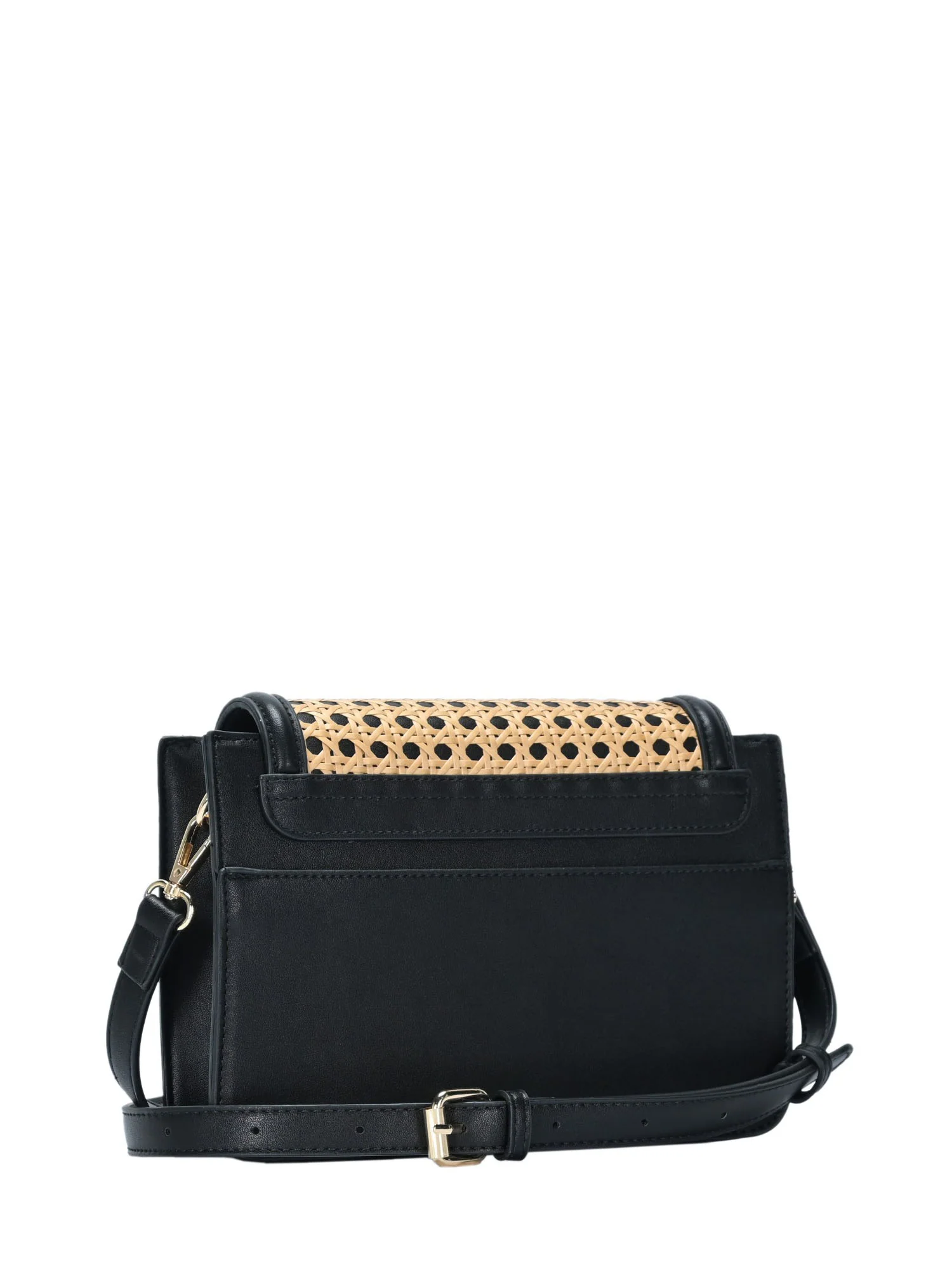 Jolene Vegan Leather Cane Weave Crossbody - Image 5