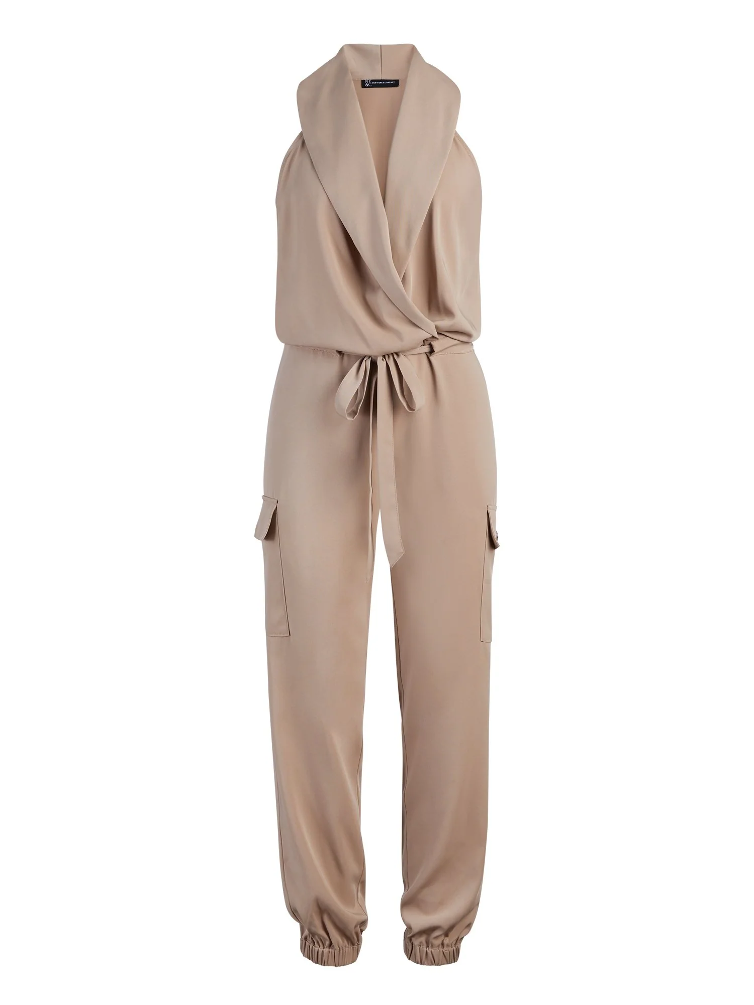 Khaki Cargo Jumpsuit - Image 2