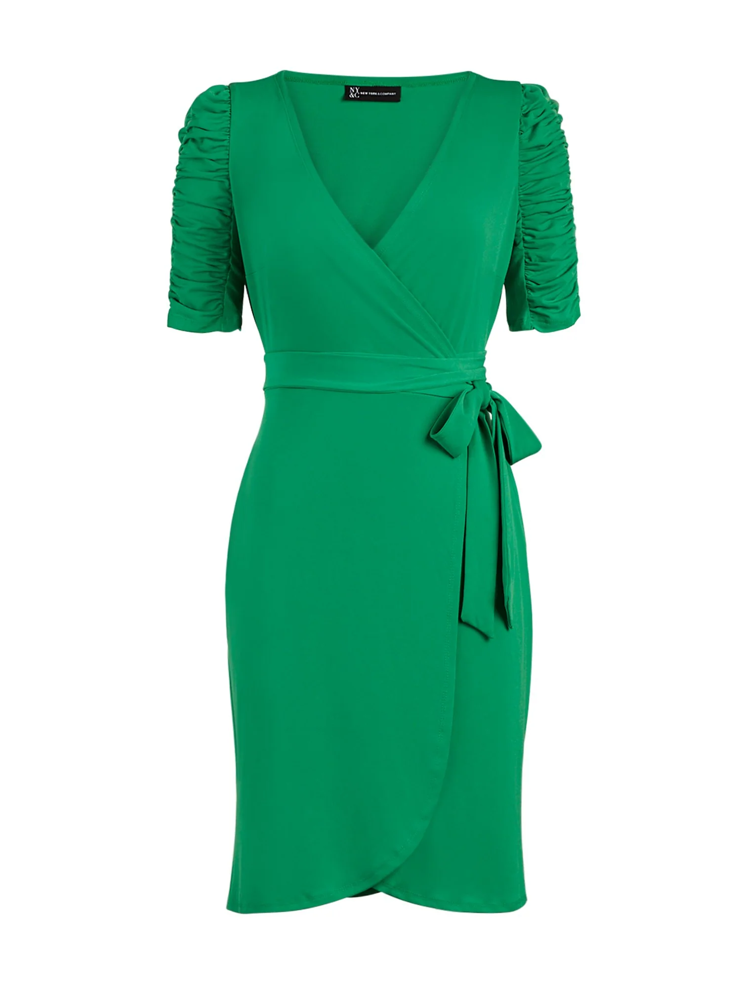Knit Wrap Dress - Image 9