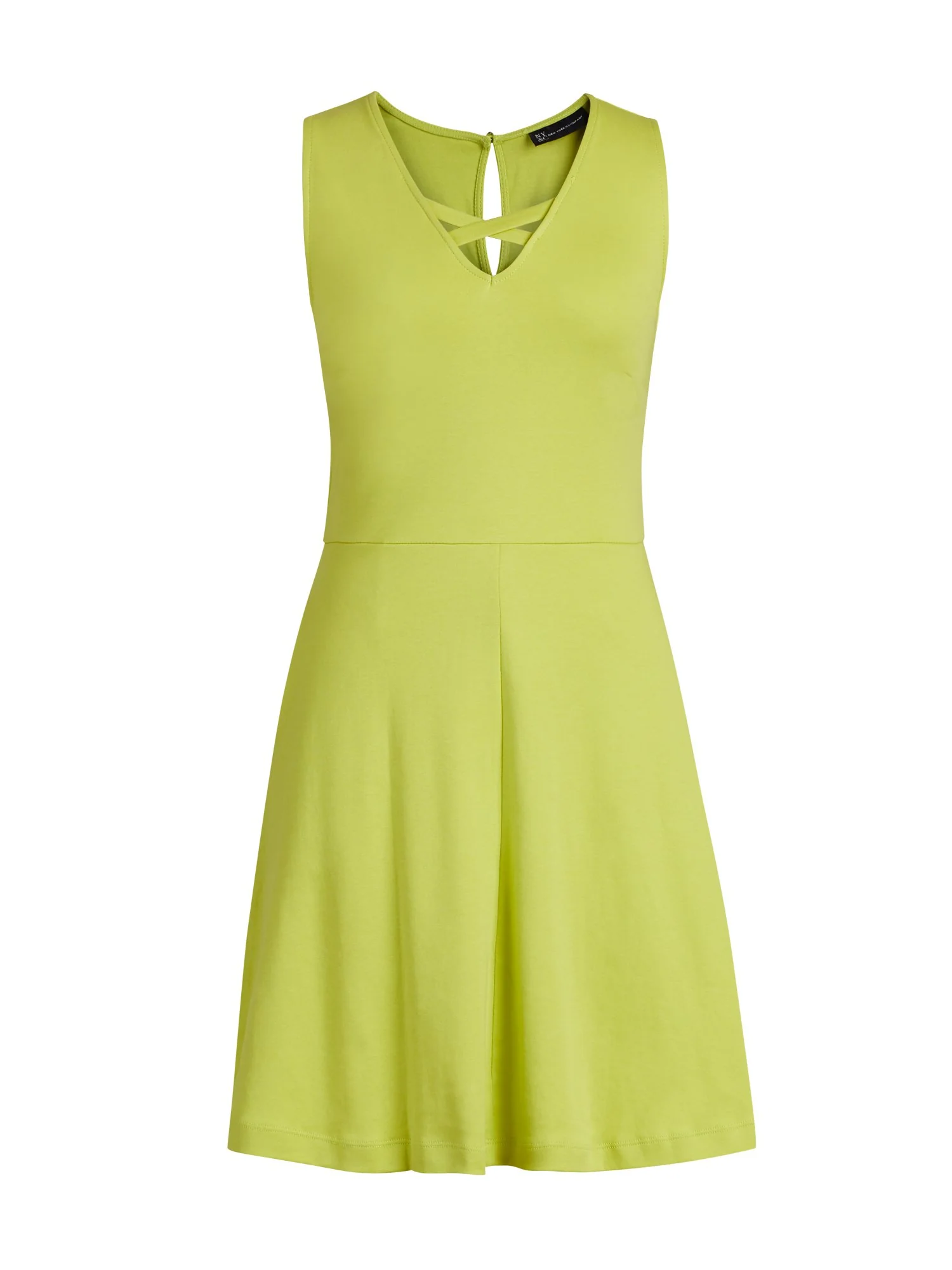 Lace-Up Cotton Fit and Flare Dress - Image 11