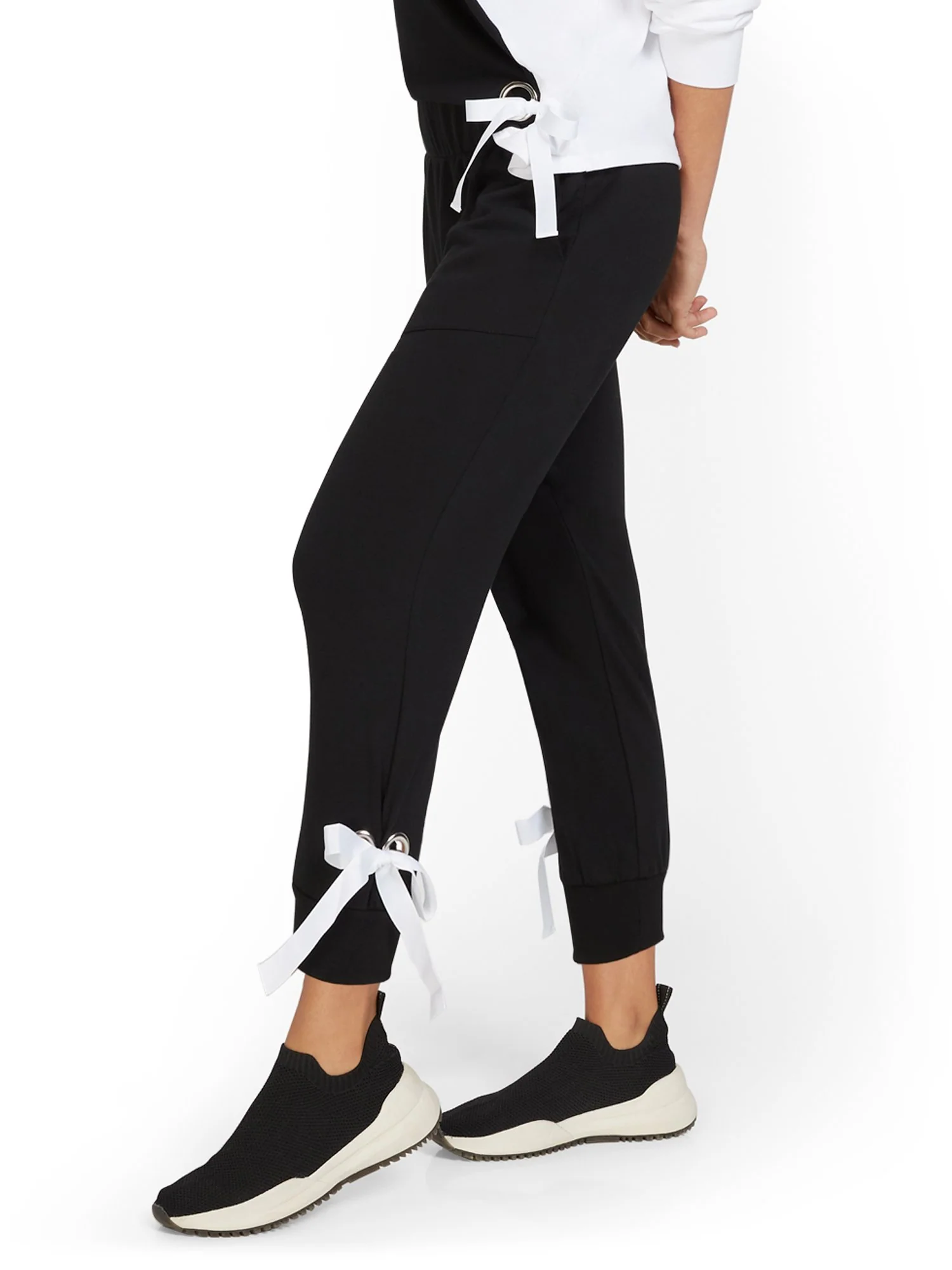 Lace-Up French Terry Jogger Pant