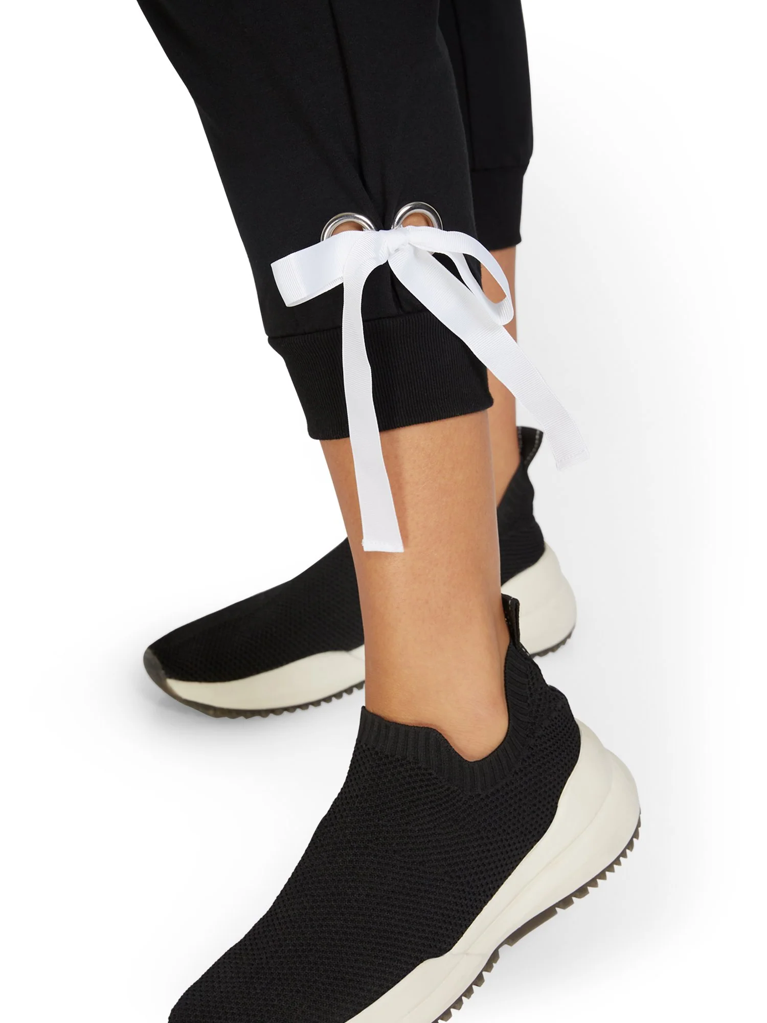 Lace-Up French Terry Jogger Pant - Image 4