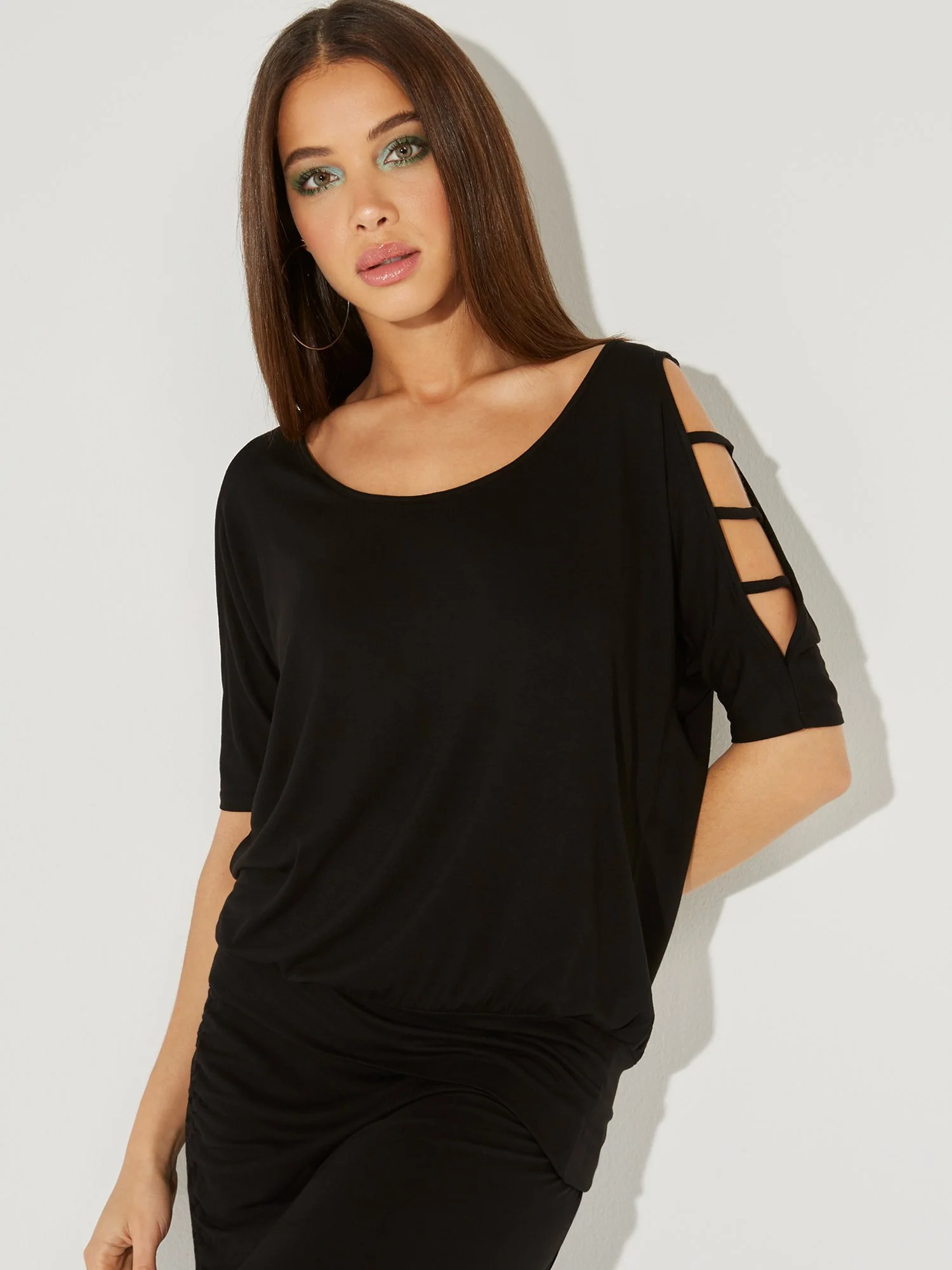 Ladder-Sleeve Banded Top - NY&C Style System
