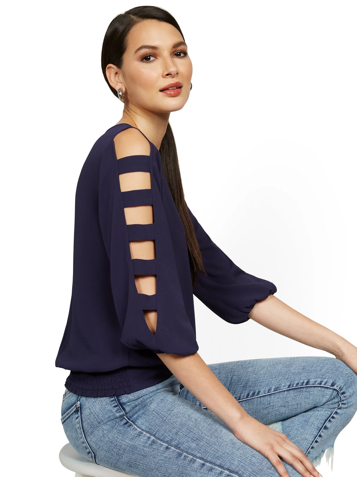 Ladder-Sleeve Top - Image 5