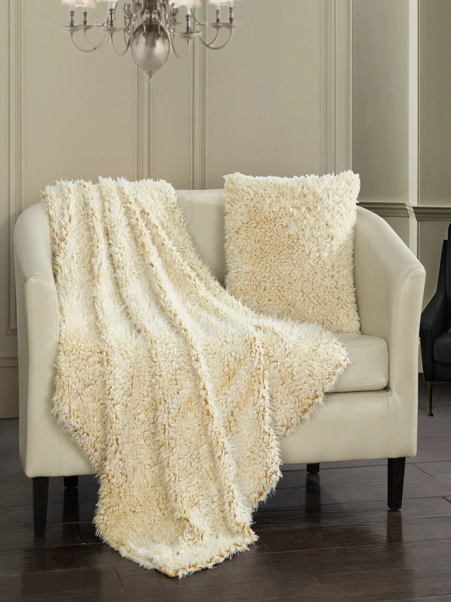 Lambs Hill 2-Piece Throw Blanket Set - NY&C x Chic Home - Image 2