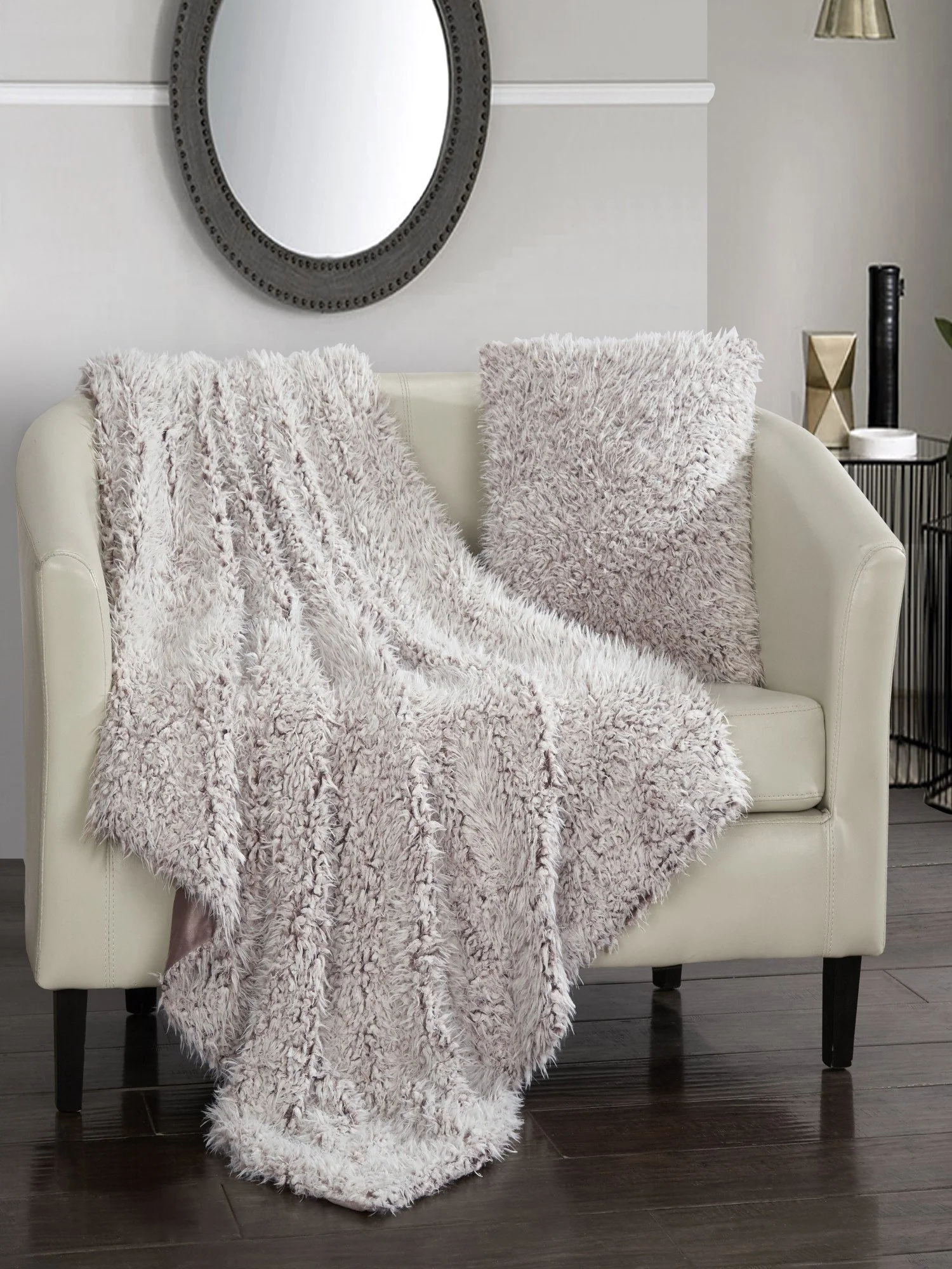 Lambs Hill 2-Piece Throw Blanket Set - NY&C x Chic Home - Image 6