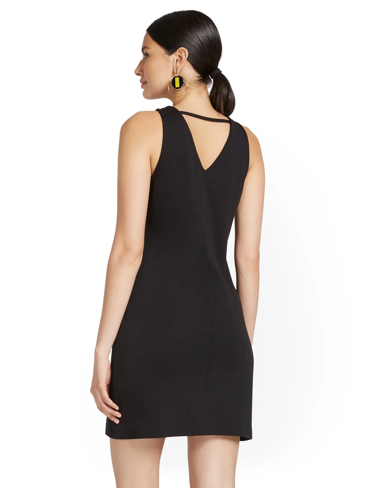 Lattice Cotton Shift Dress - City Knits - Image 3