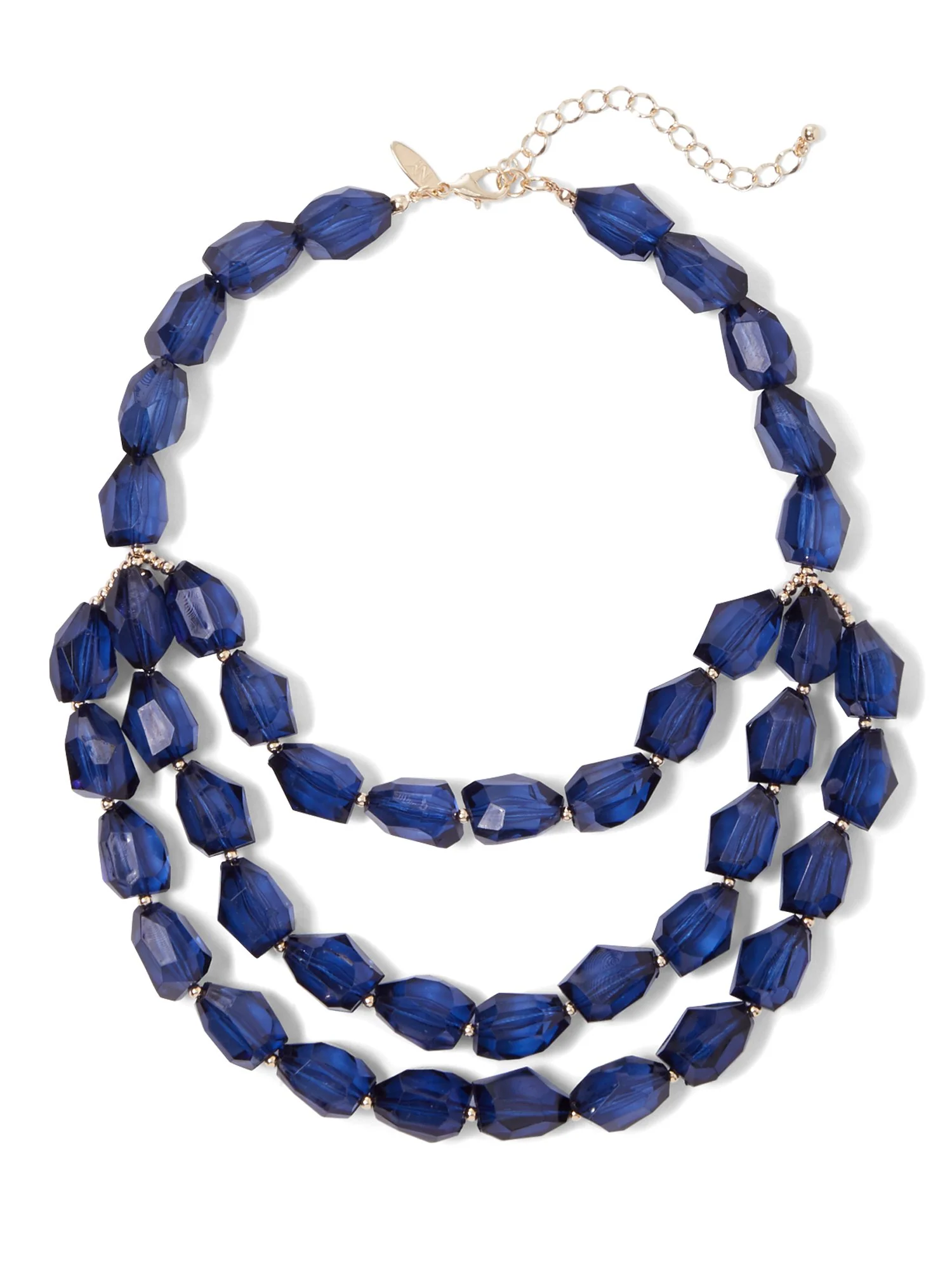 Layered Faux-Stone Necklace