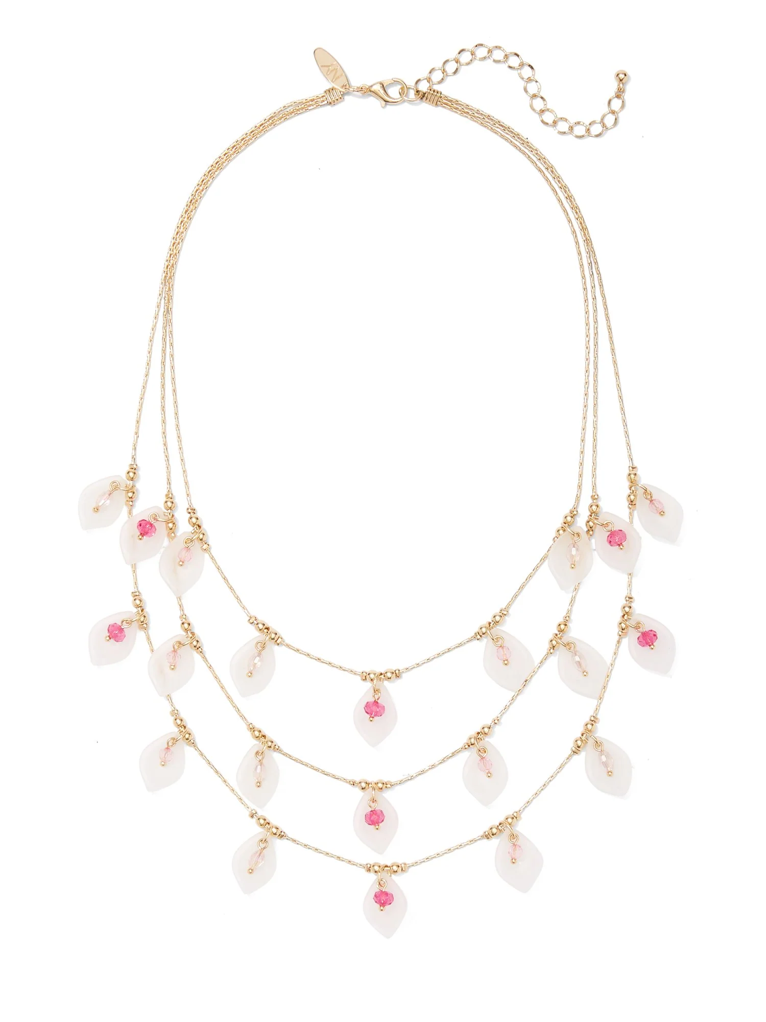 Layered Floral Statement Necklace