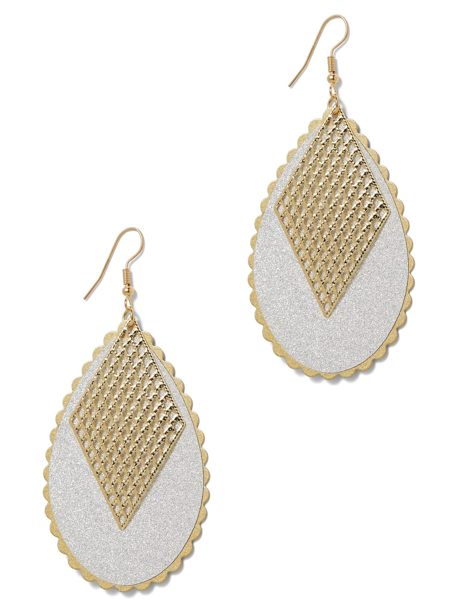 Layered Teardrop Earring