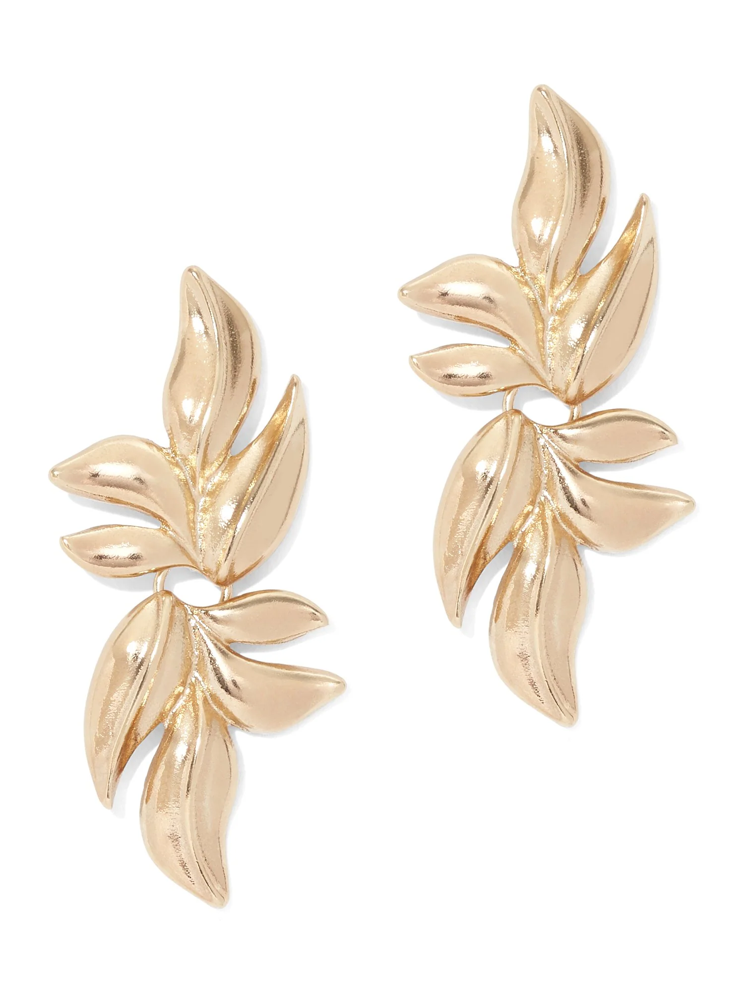 Leaf Statement Drop Earring