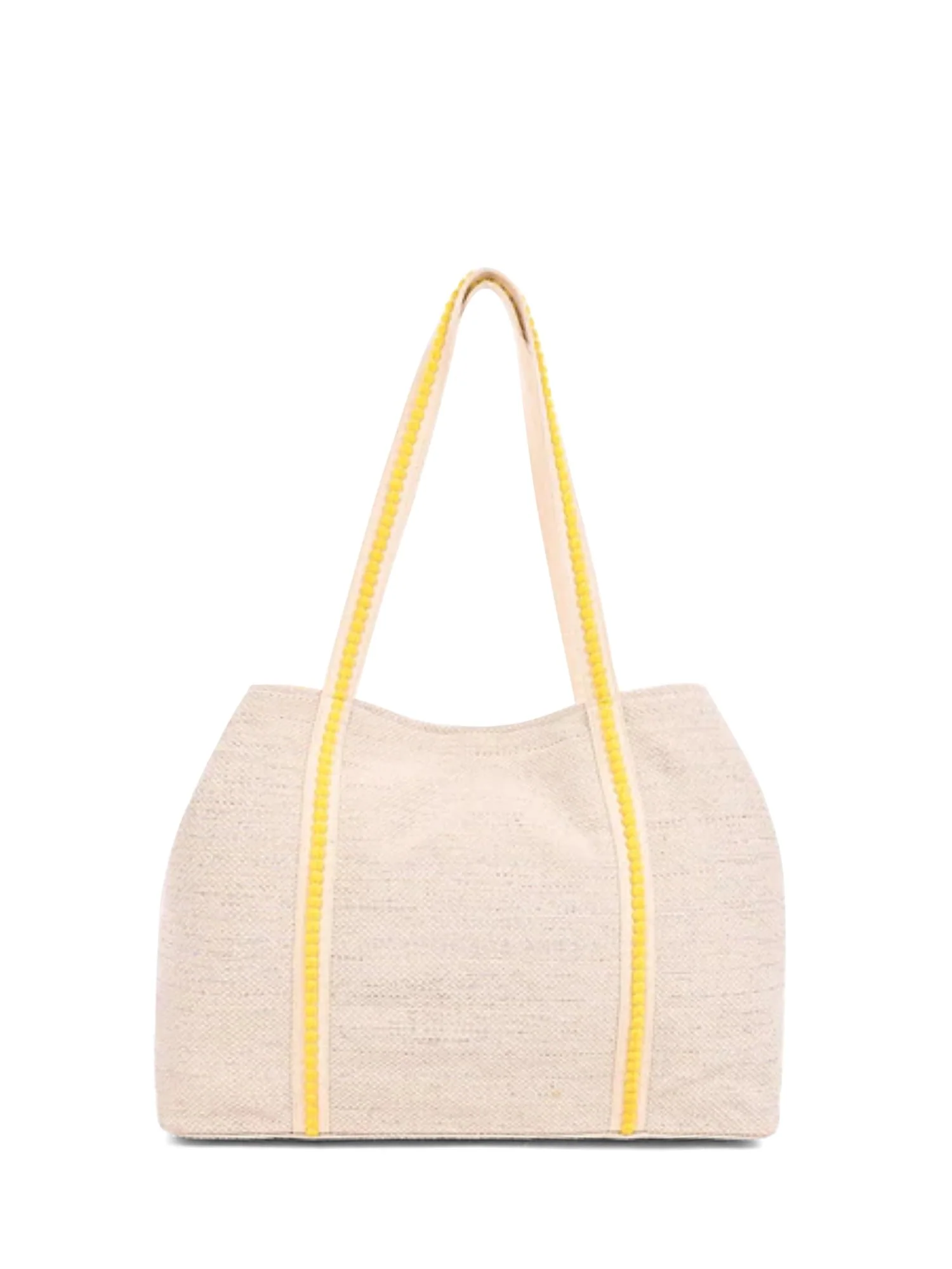 America & Beyond Lemon-Beaded Canvas Tote Bag - Brands We Love - Image 3