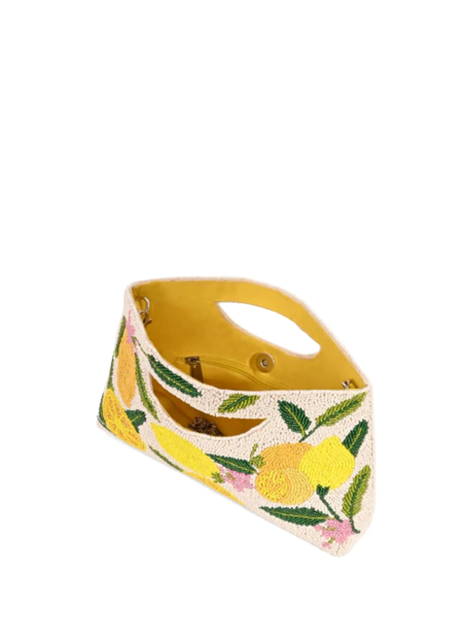 America & Beyond Lemon-Beaded Clutch Bag - Brands We Love - Image 4