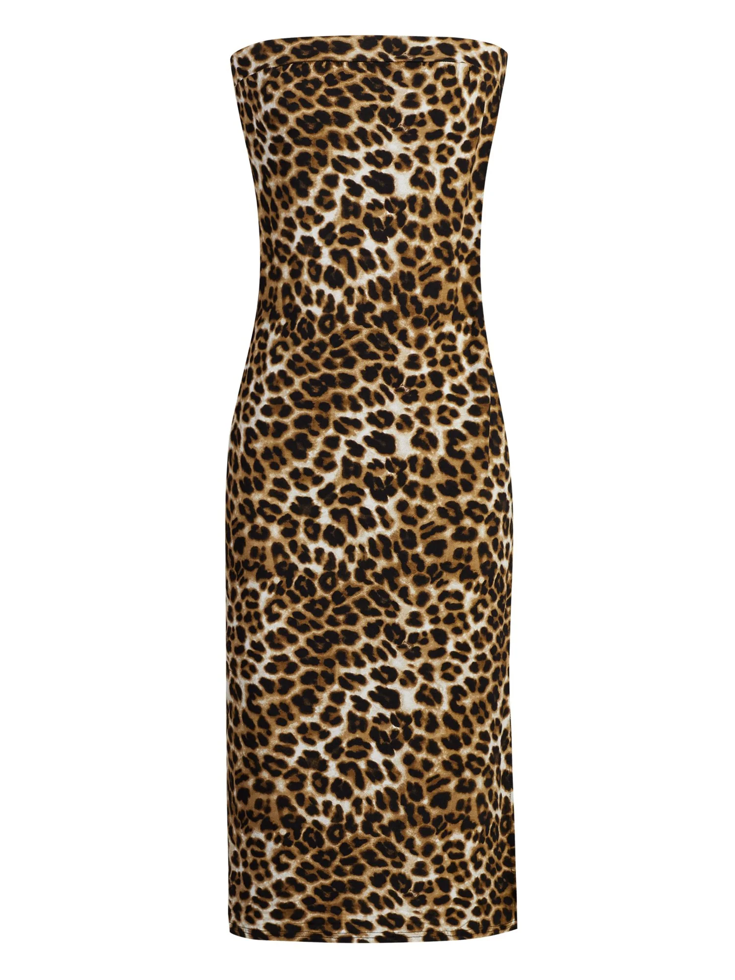 Leopard Convertible Strapless Dress - NY&C Style System - Image 5