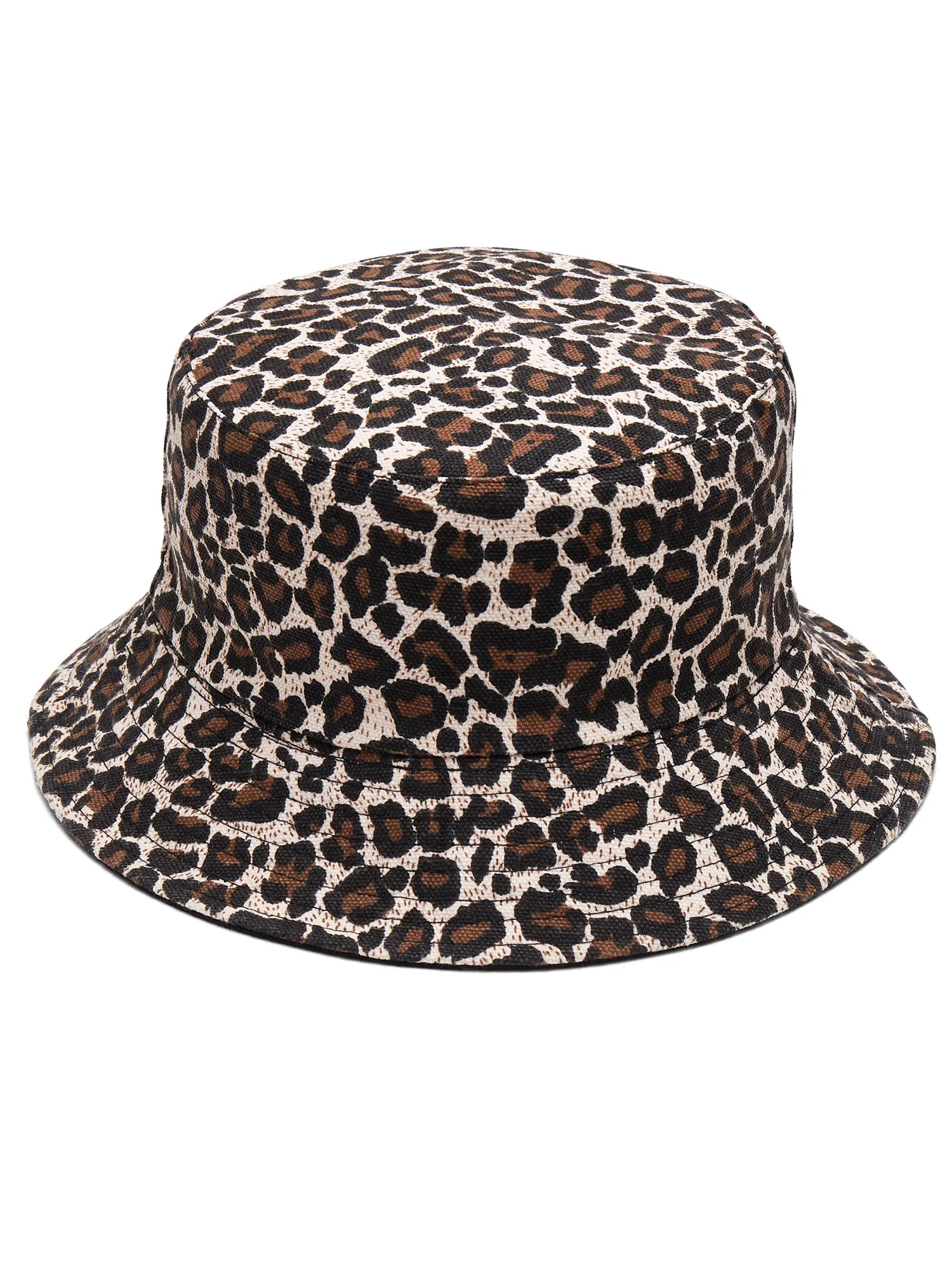 Leopard-Print Bucket Hat