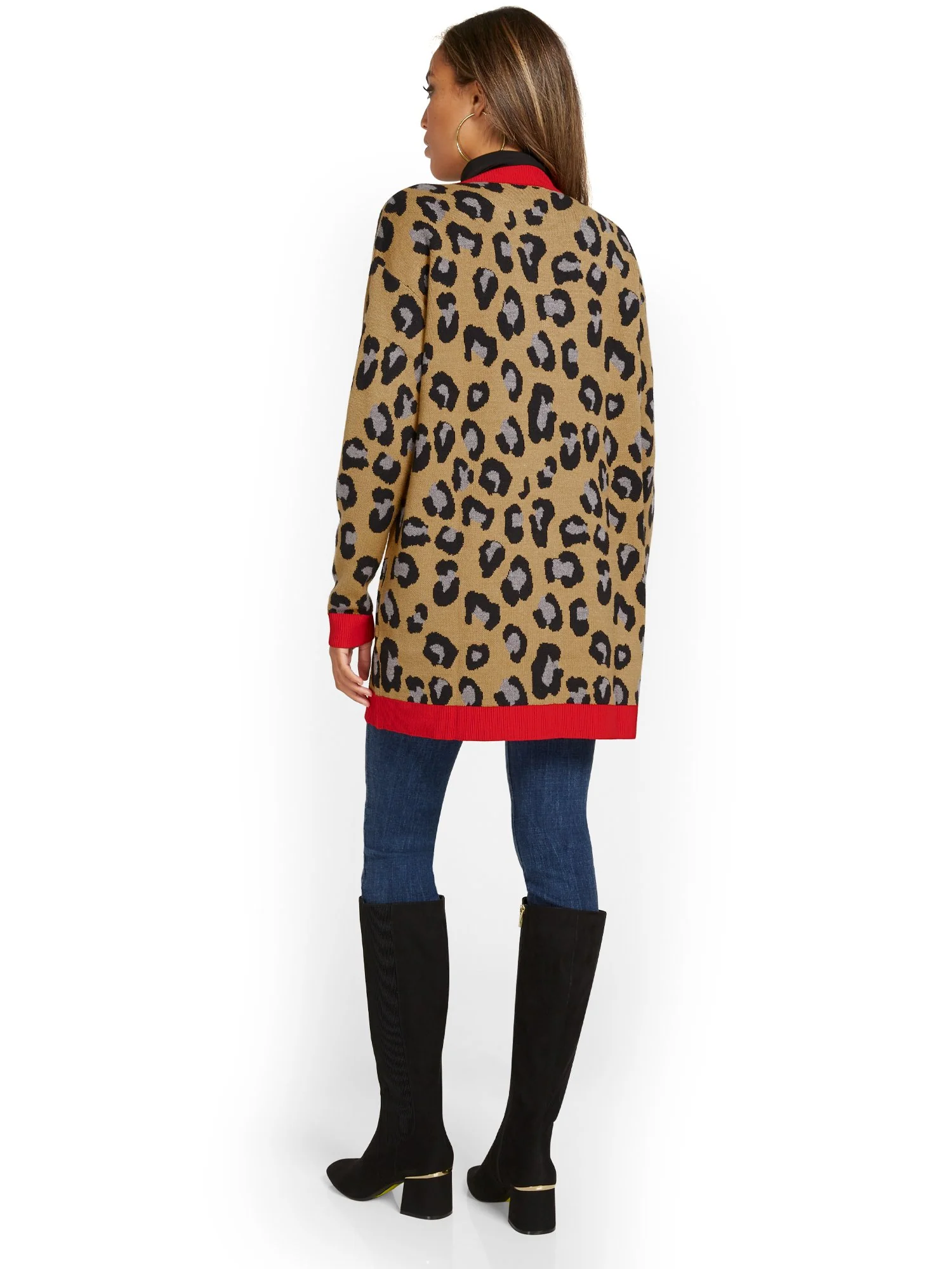 Leopard-Print Cardigan - Image 3