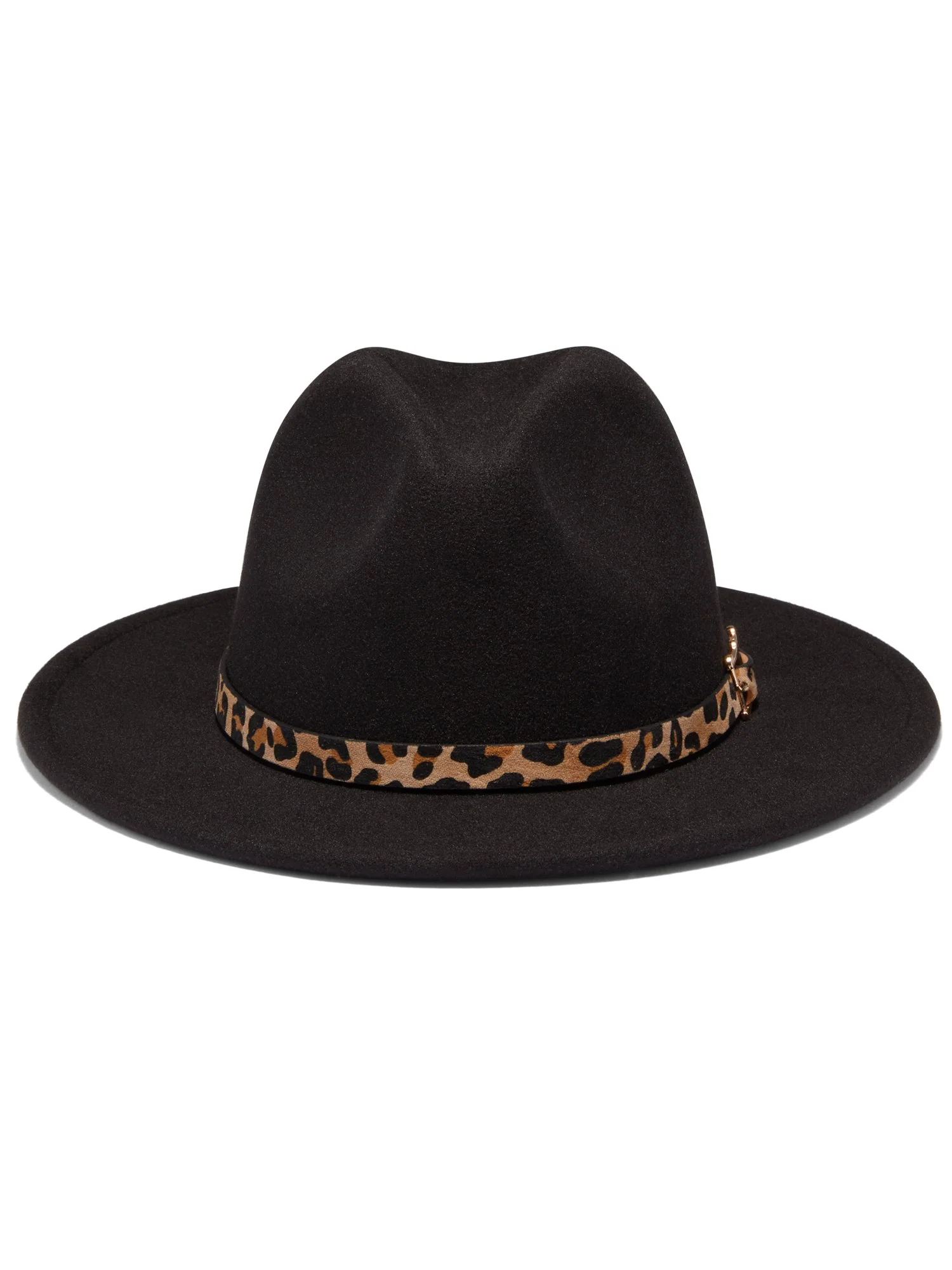 Leopard-Print Fedora