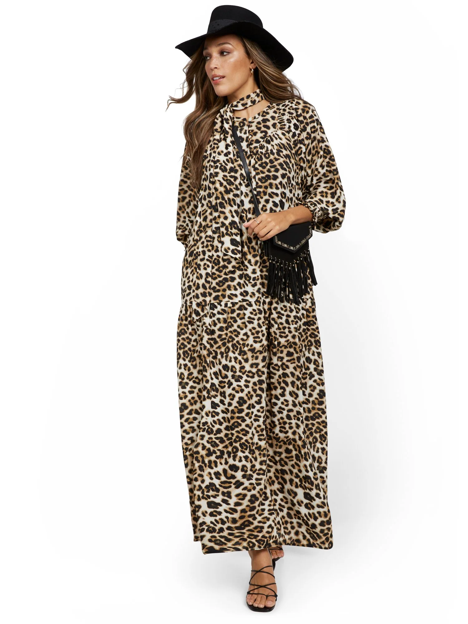 Leopard-Print Maxi Dress - Image 2