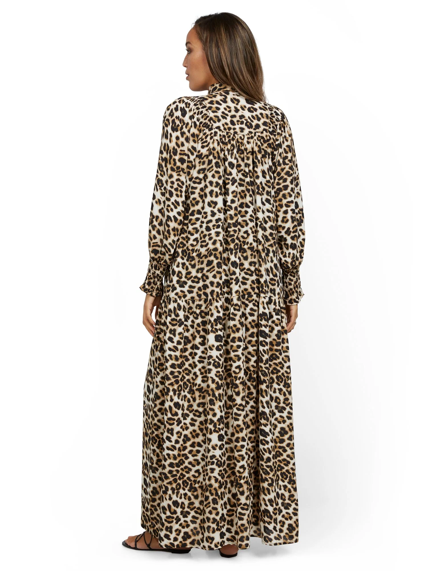 Leopard-Print Maxi Dress - Image 3