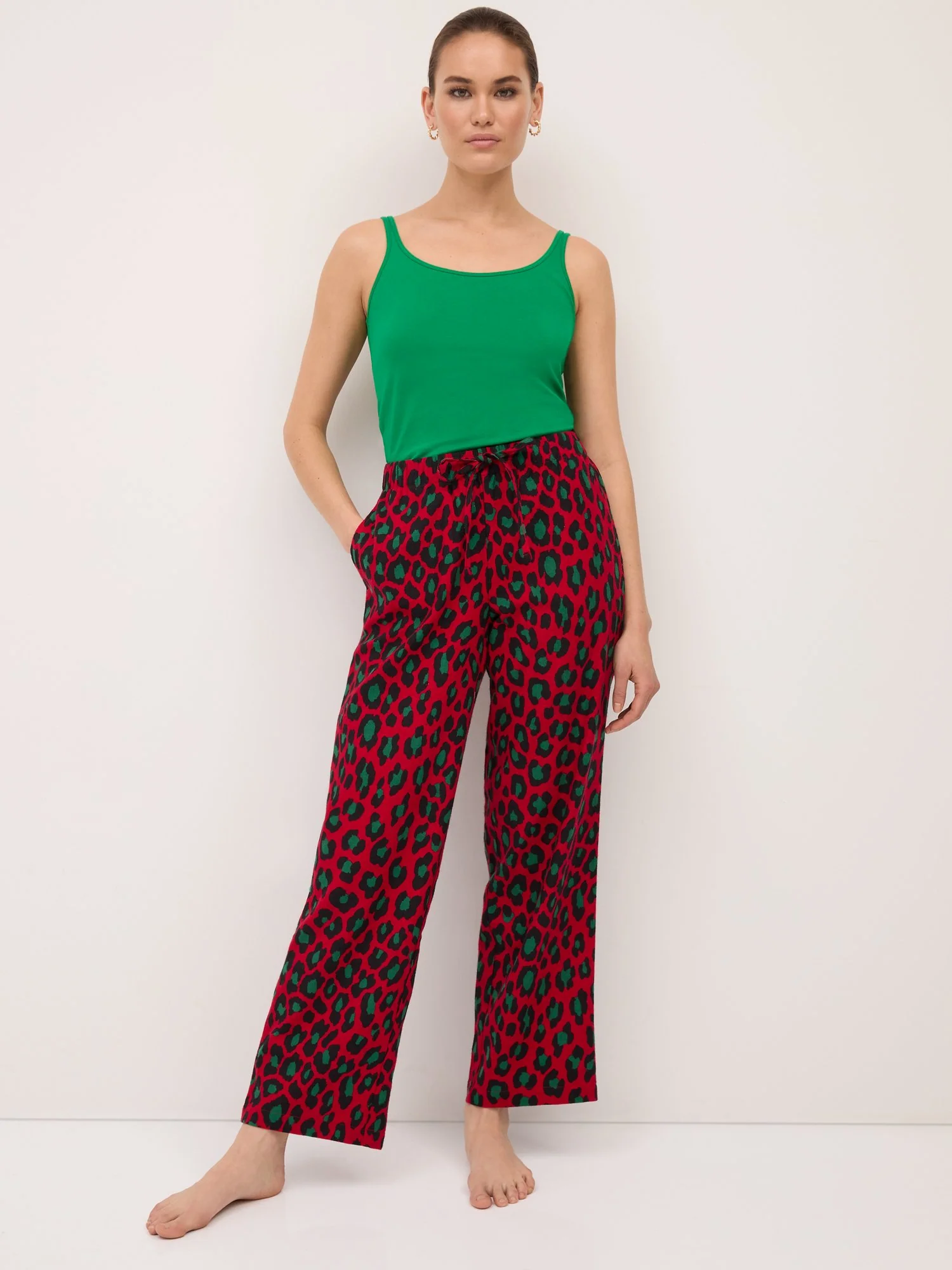 Leopard-Print Pajama Pant - Image 2