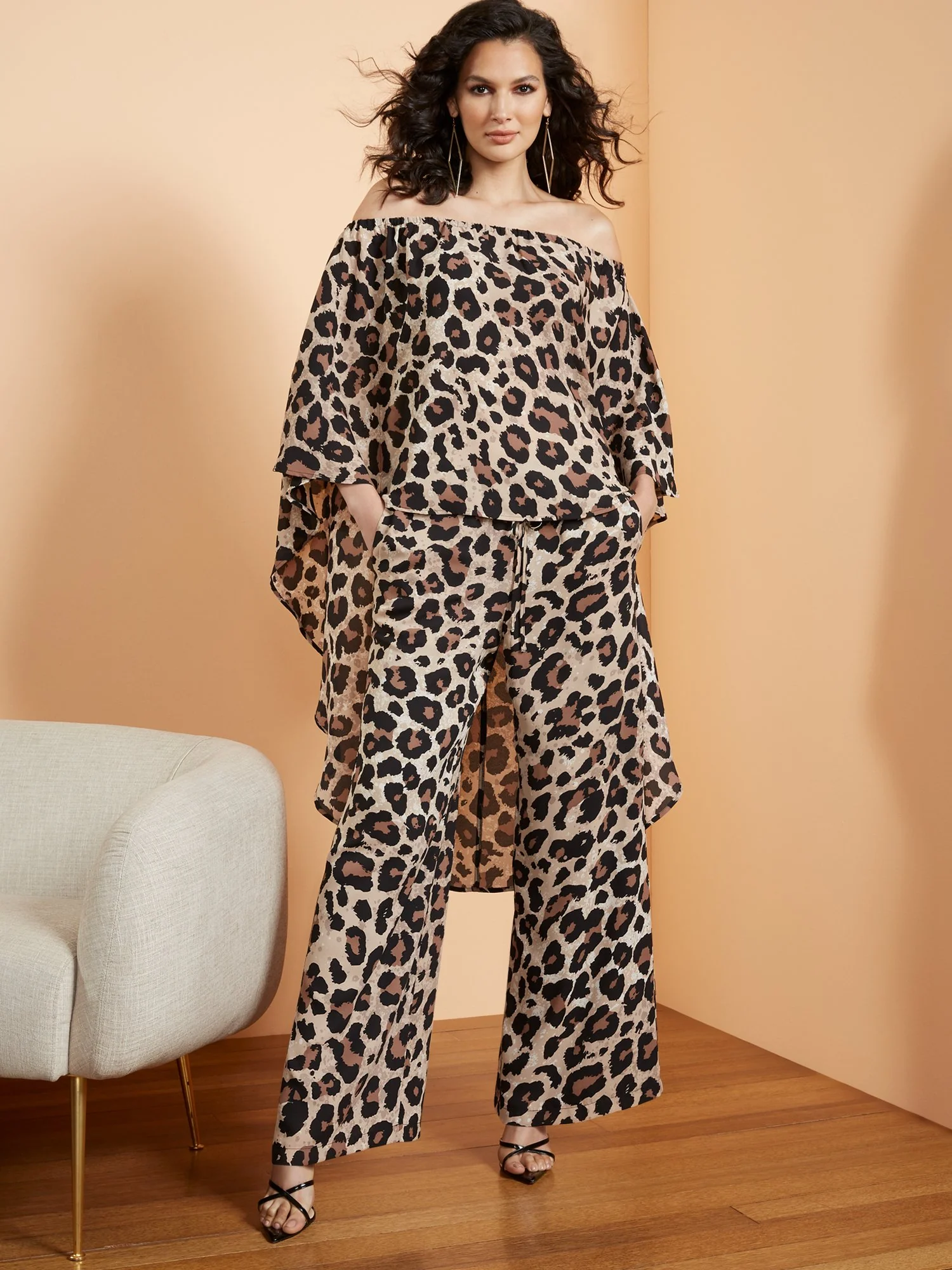 Leopard-Print Palazzo Pant - Image 2