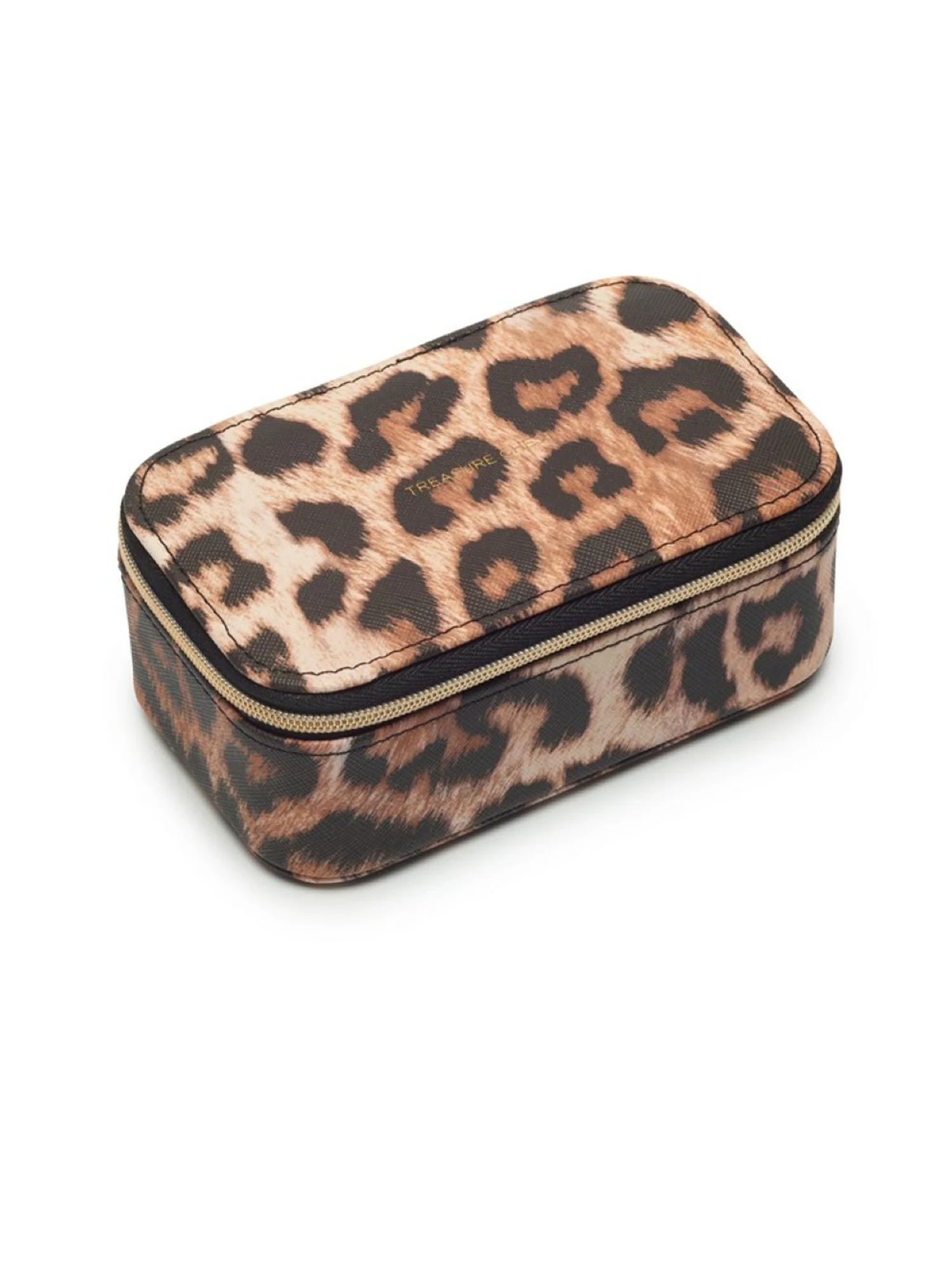 Estella Bartlett Leopard-Print Treasure Chest Mini Jewelry Box - Brands We Love