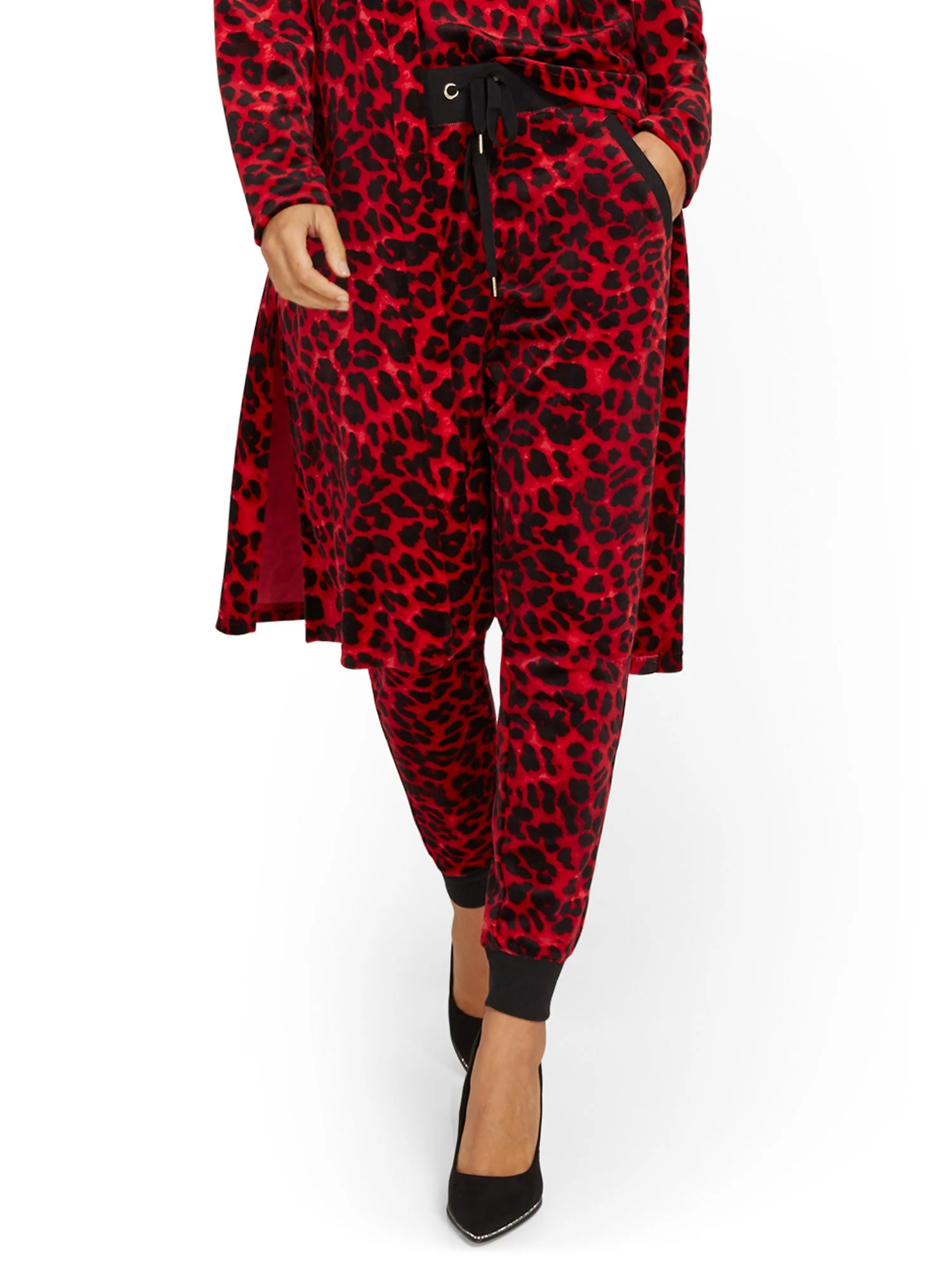 Leopard-Print Velour Jogger Pant - Dreamy Velour Collection - Image 5