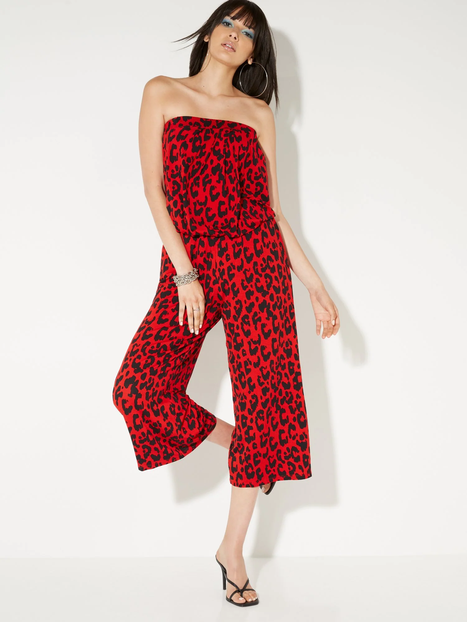 Leopard-Print Wide-Leg Capri Pant - NY&C Style System - Image 7