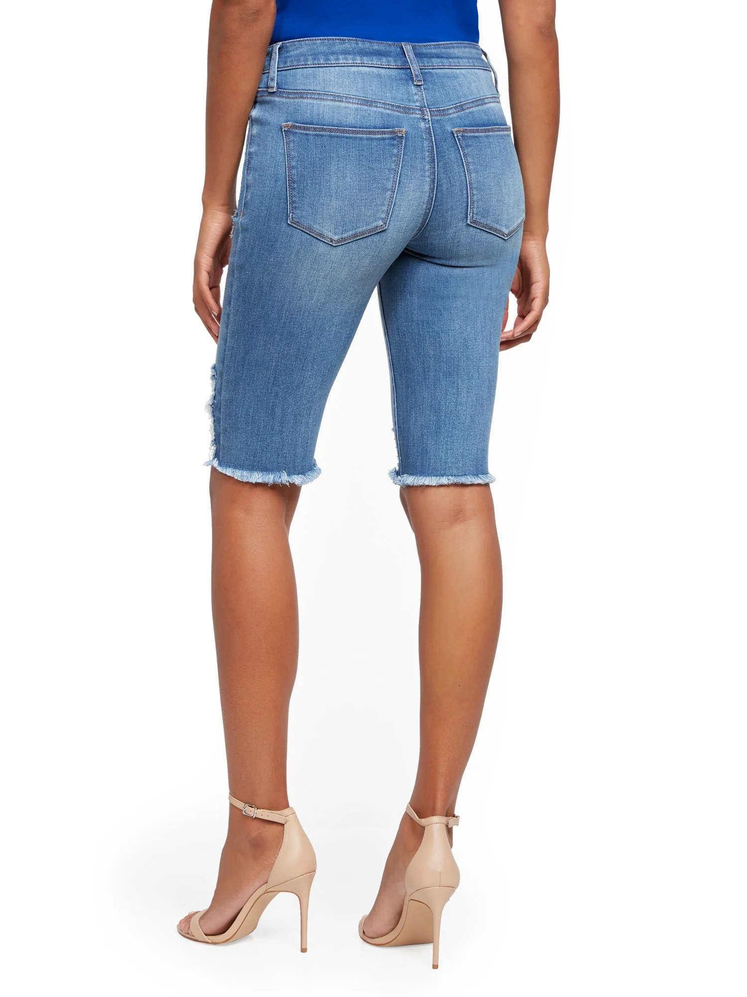 Lexi Mid-Rise 13-Inch Bermuda Short - Boogie Blue - Image 3