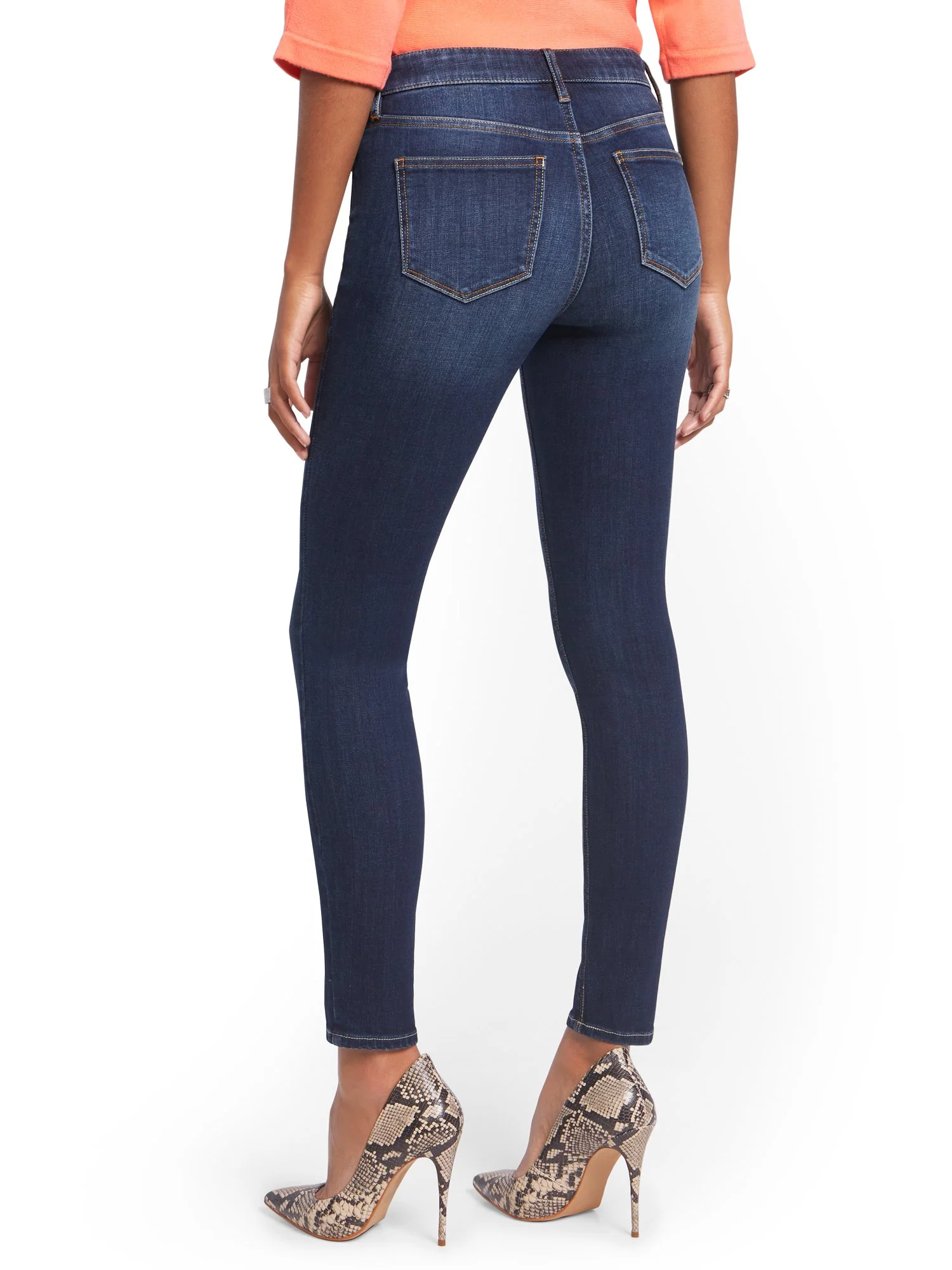 Lexi Mid-Rise Super-Skinny Jeans - Image 3