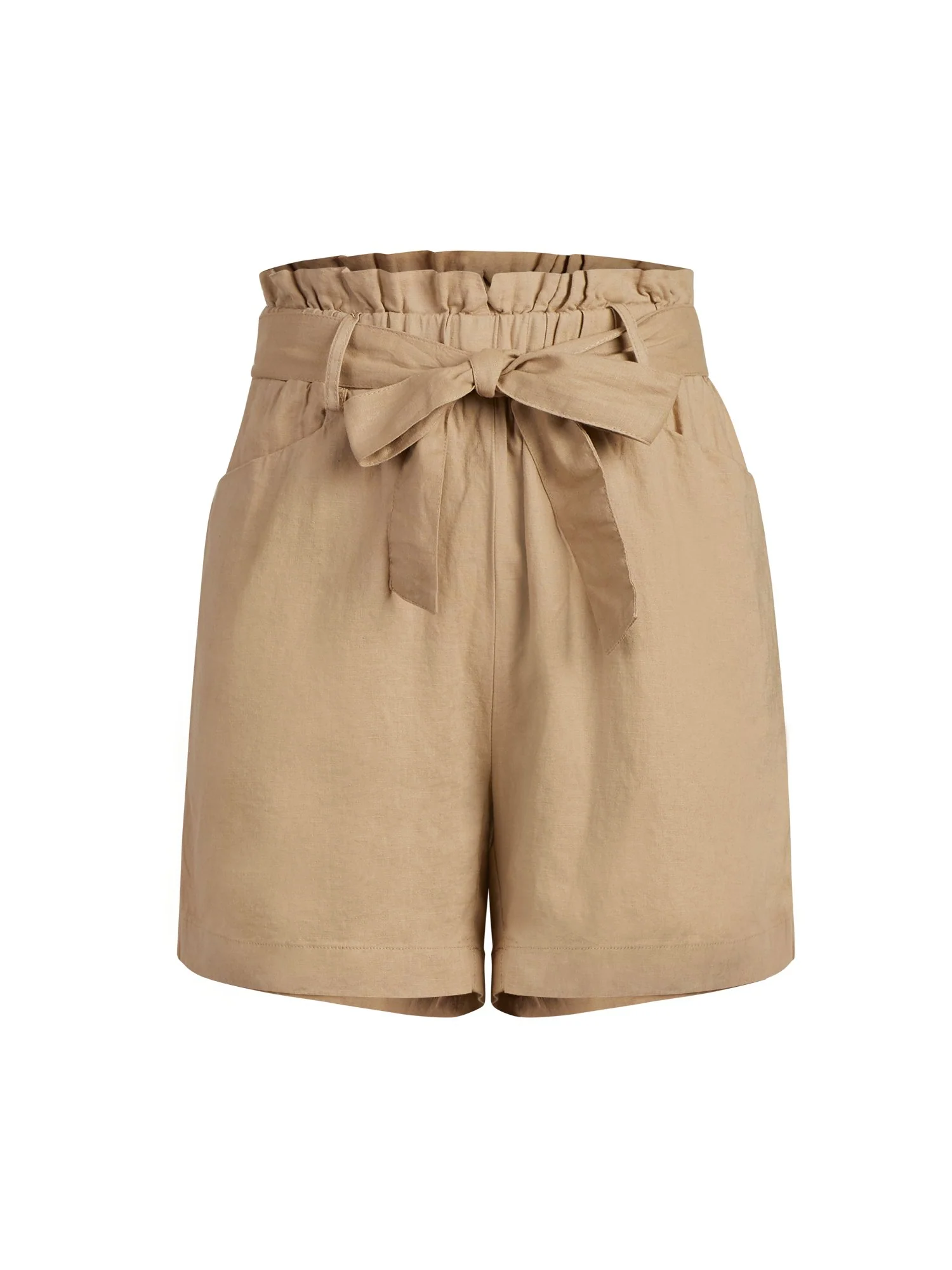Linen-Blend Tie-Waist Short - Image 9
