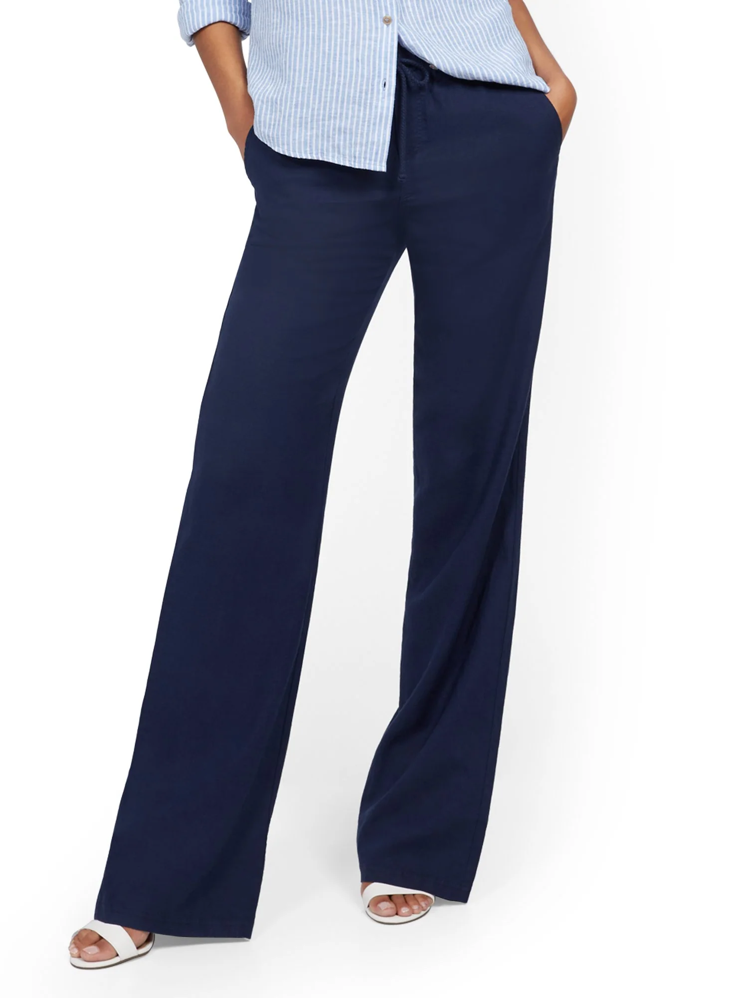 Linen Wide-Leg Pant - Image 10