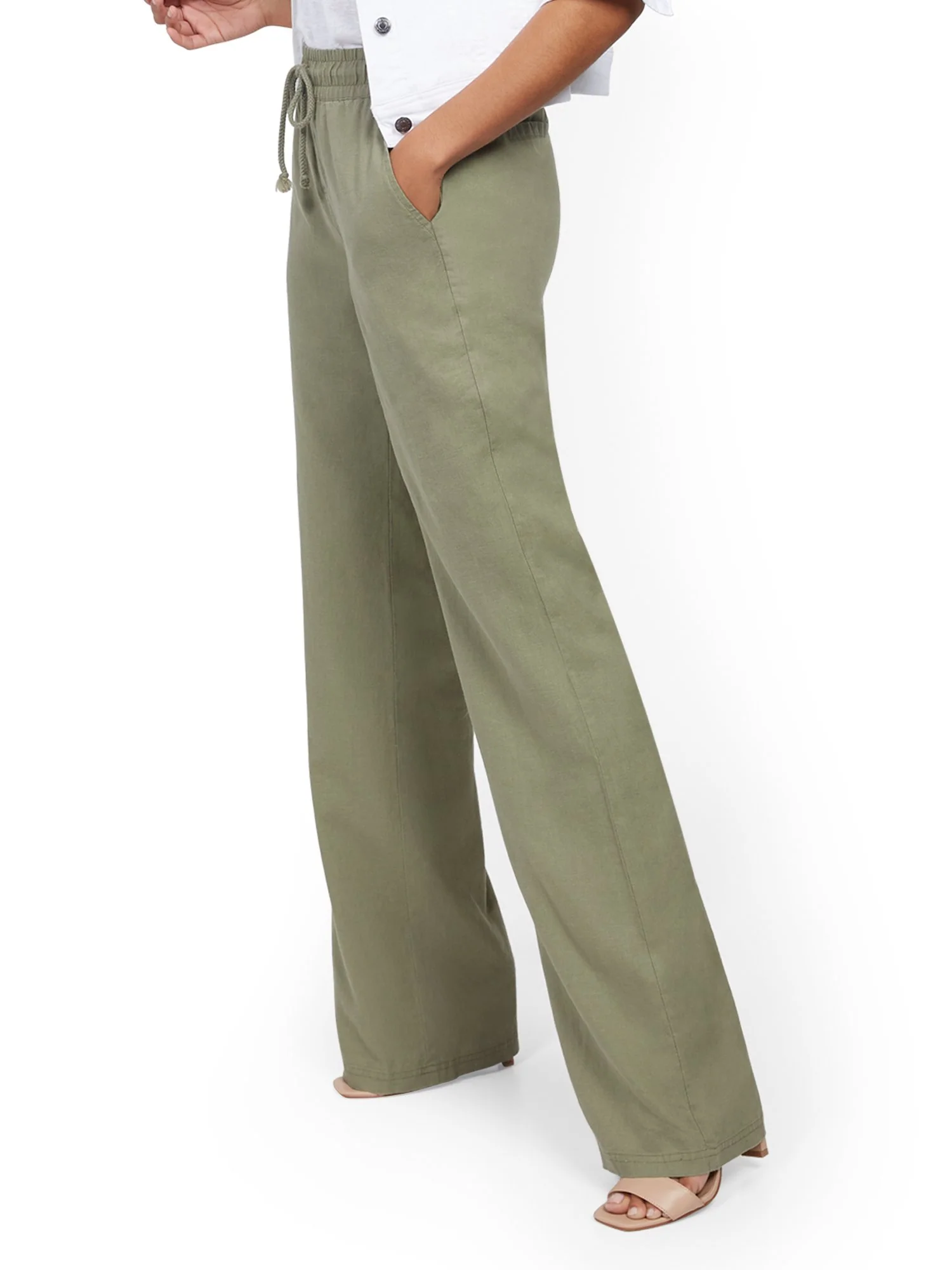 Linen Wide-Leg Pant - Image 6