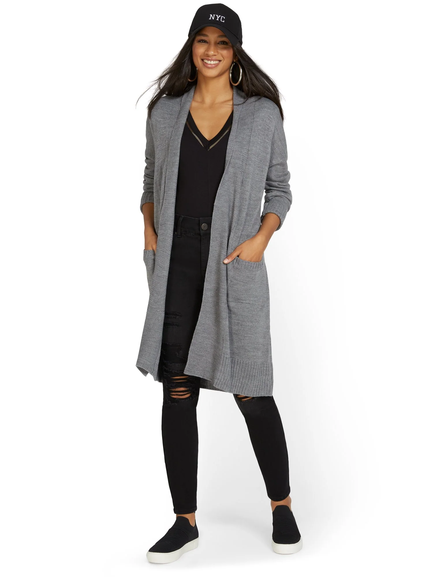 Long-Sleeve Coatigan - Image 5