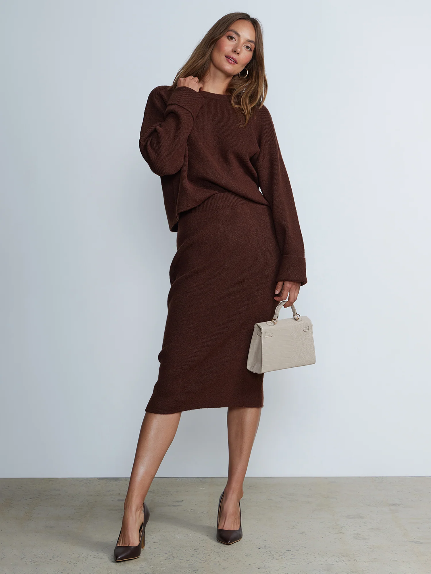 Long Sleeve Dolman Sweater - Image 4