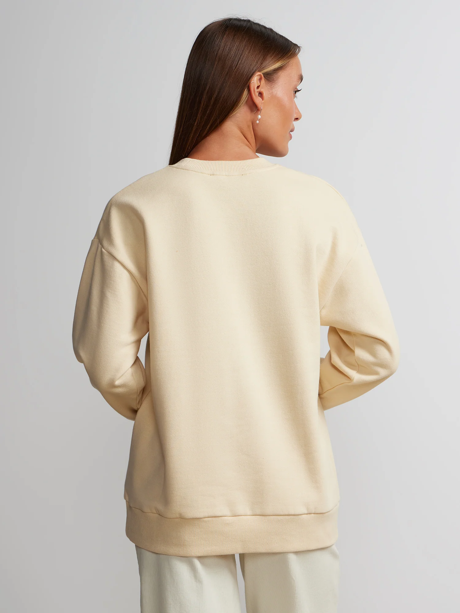 Long Sleeve Fleece Miami Sweatshirt - Image 3