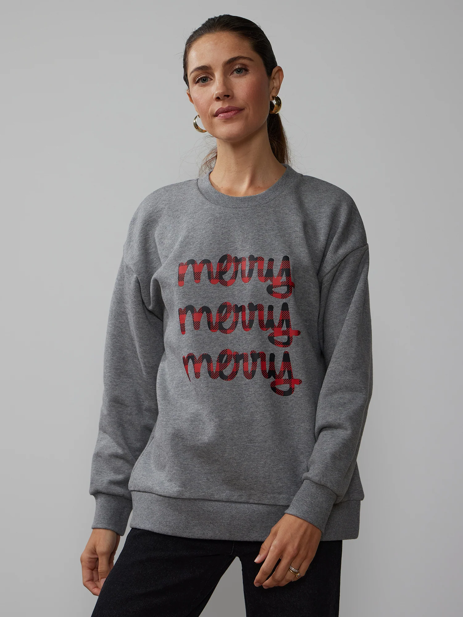 Merry Fleece Sweatshirt