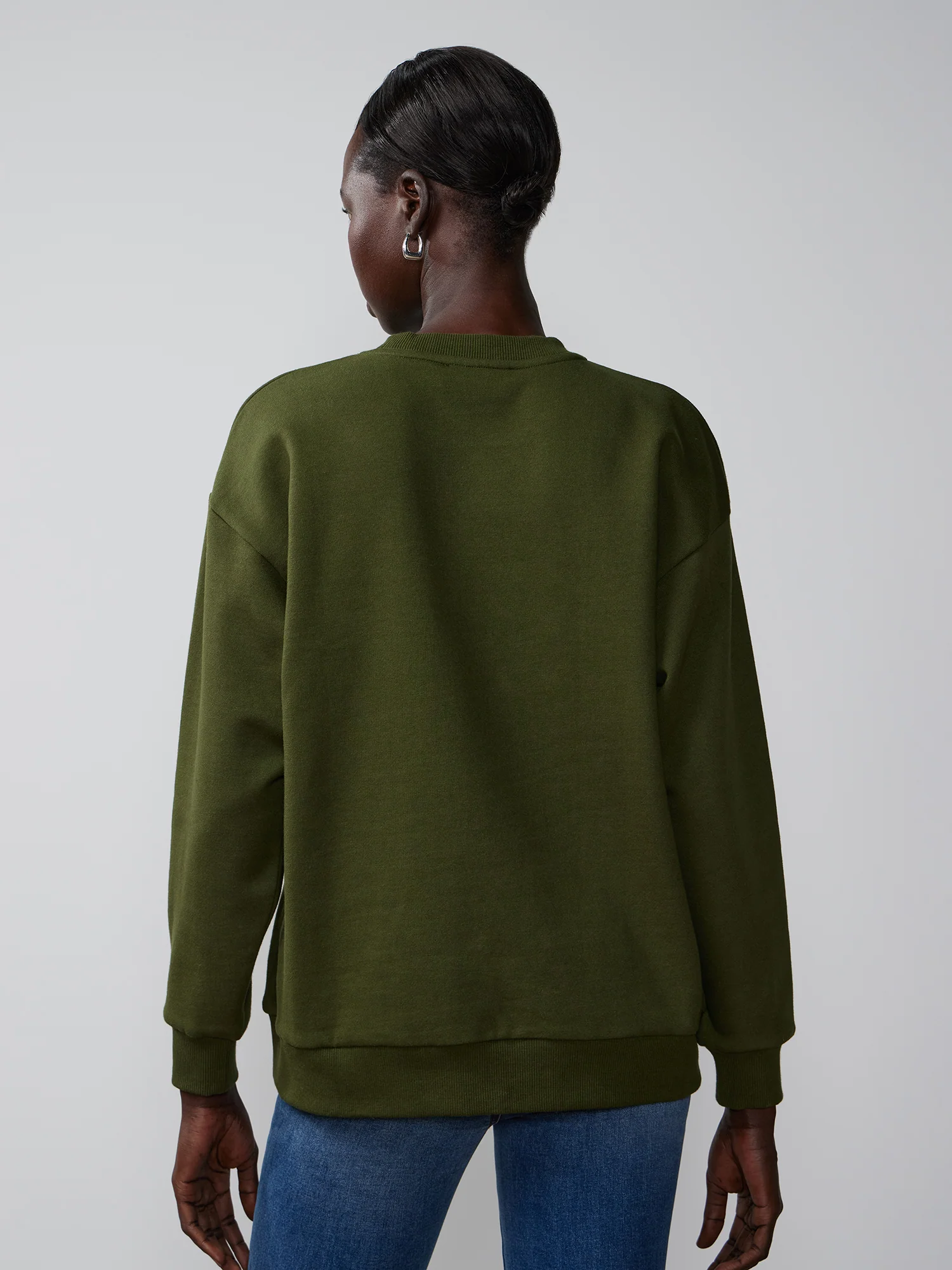 Long Sleeve Fleece Hamptons Sweatshirt - Image 3