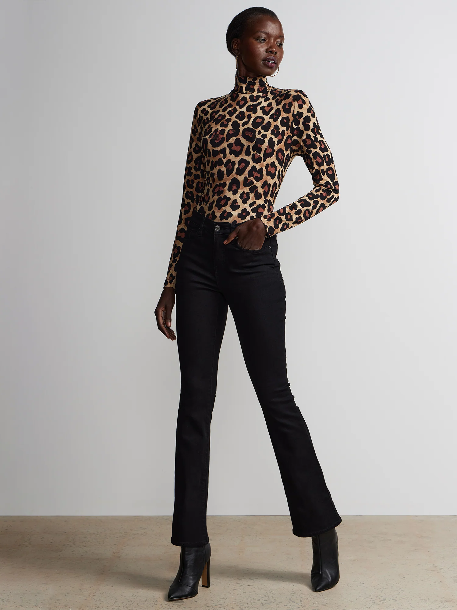 Long Sleeve Leopard Print Top - Image 4