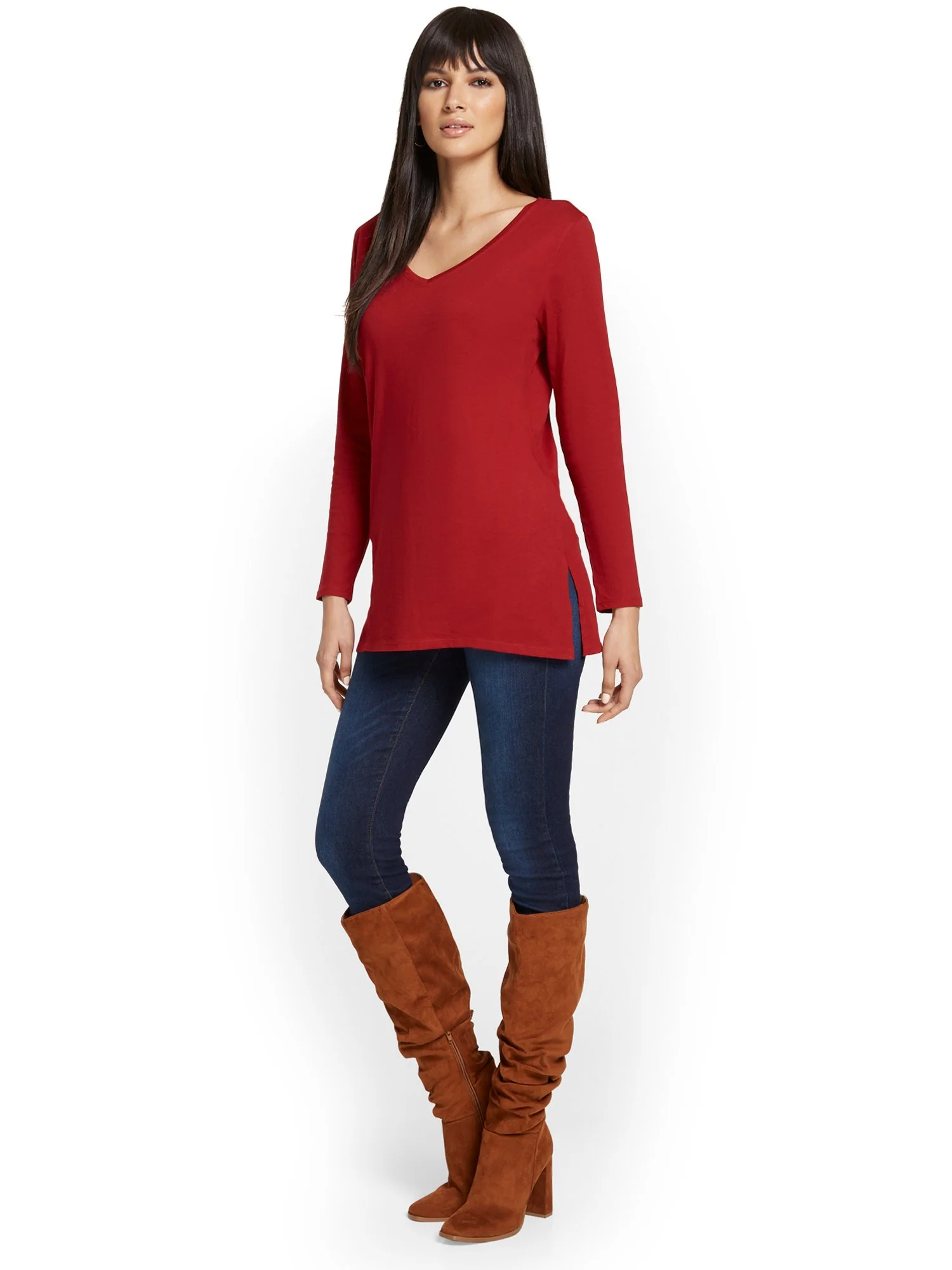 Long-Sleeve Perfect Tunic Top - Image 11