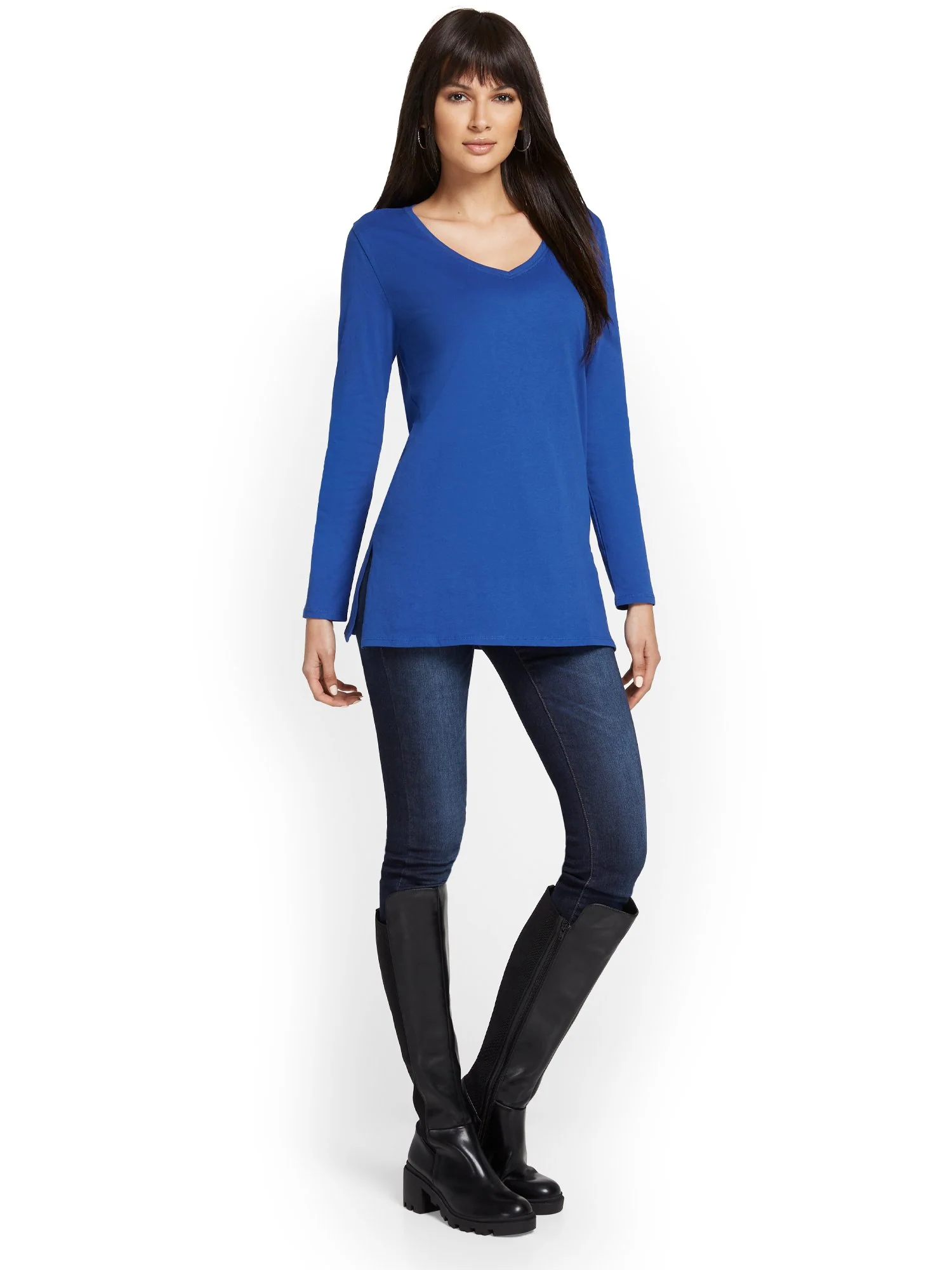 Long-Sleeve Perfect Tunic Top - Image 18